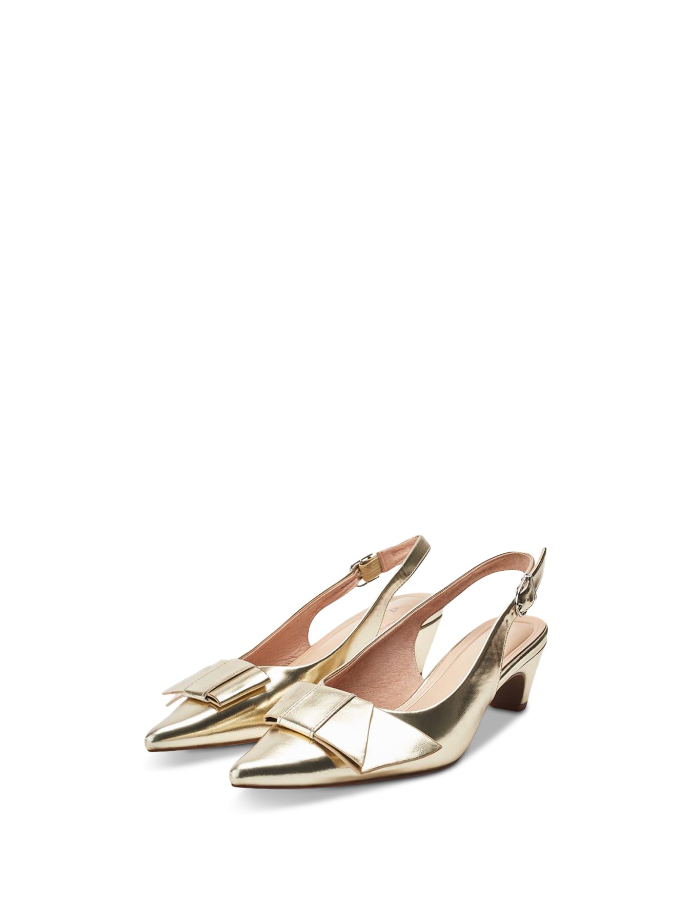 Nutmeg Shoes Gold