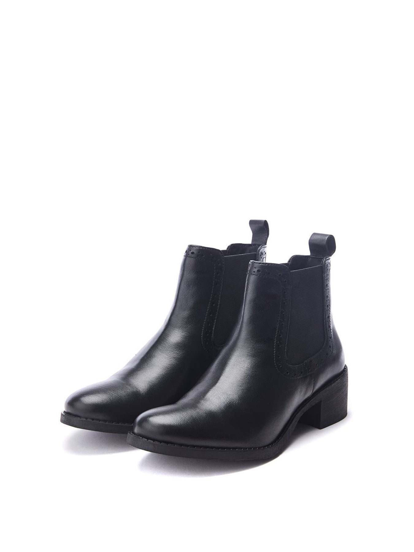 Pernilla Leather Boots Black