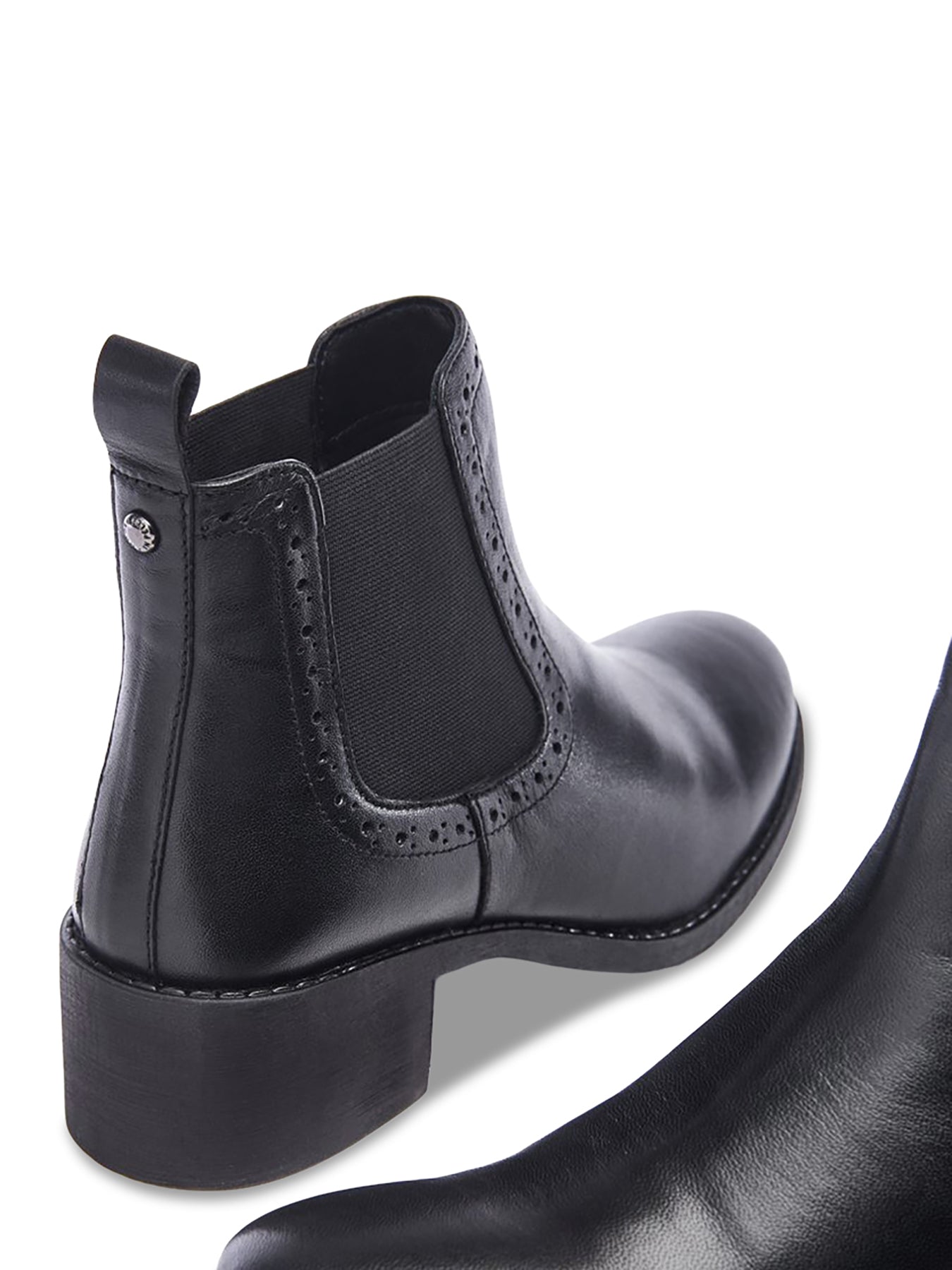 Pernilla Leather Boots Black