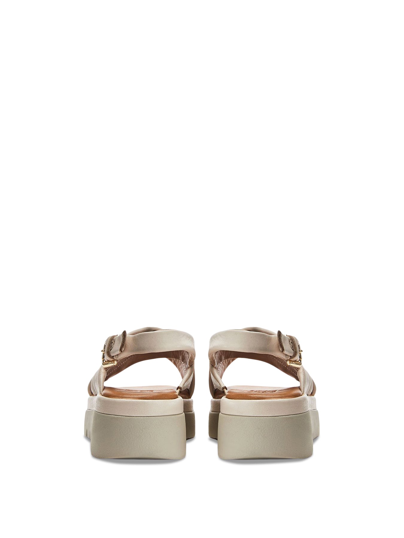 Nettina Leather Sandals White