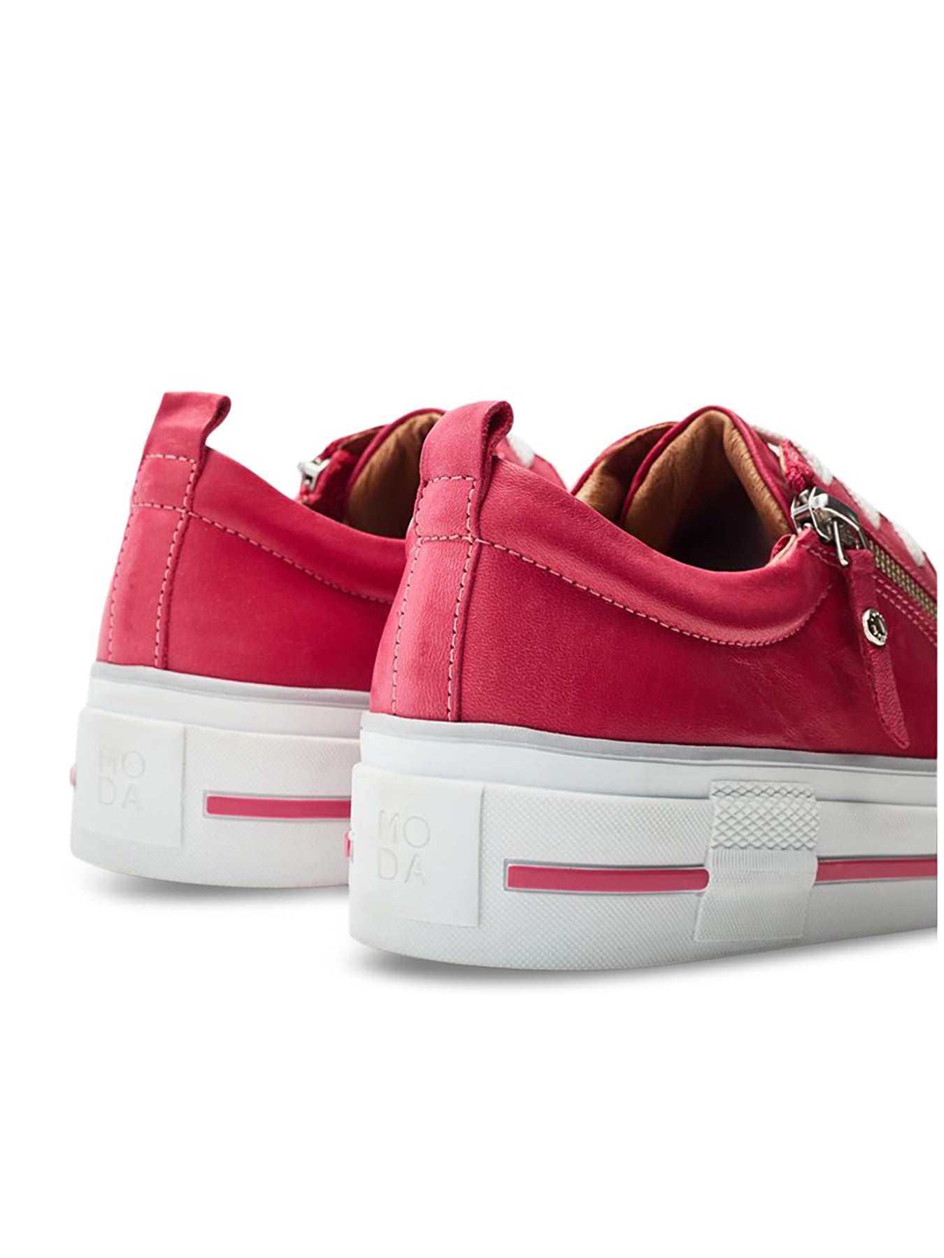 Filician Leather Trainers Pink