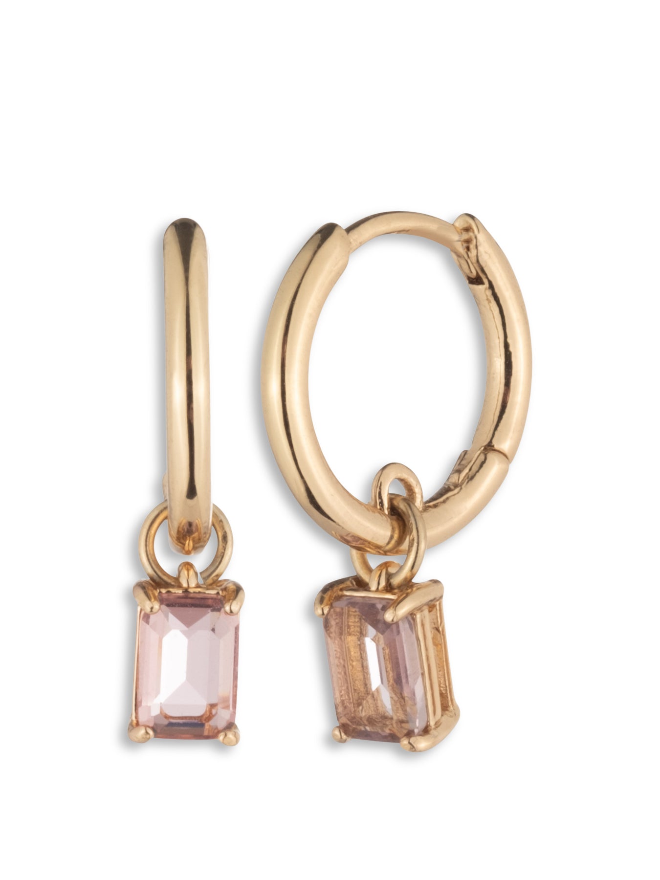 Split Hoop Earrings Gold