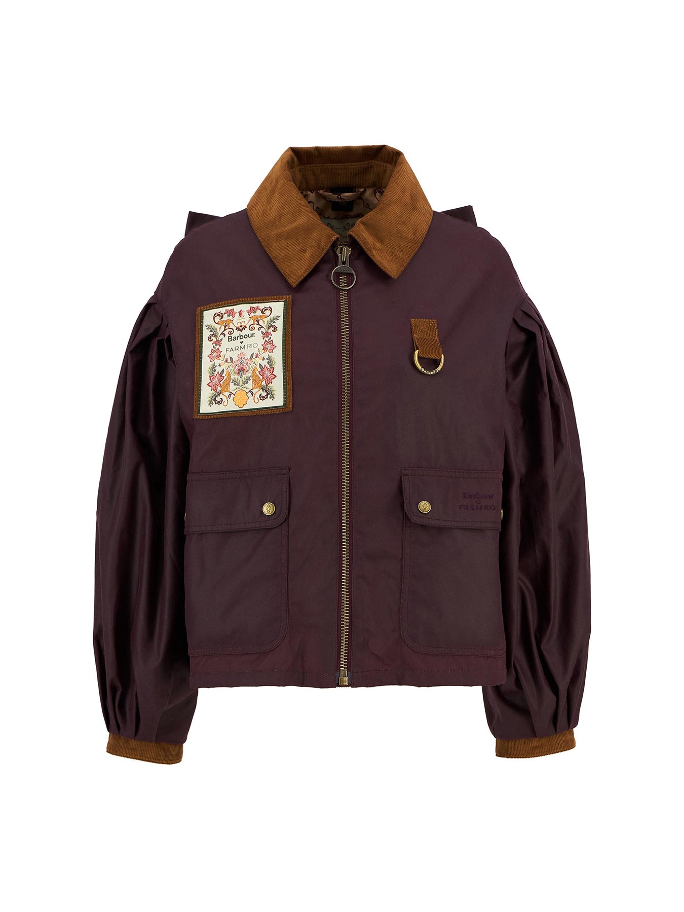 Barbour X Farm Rio Thais Wax Jacket