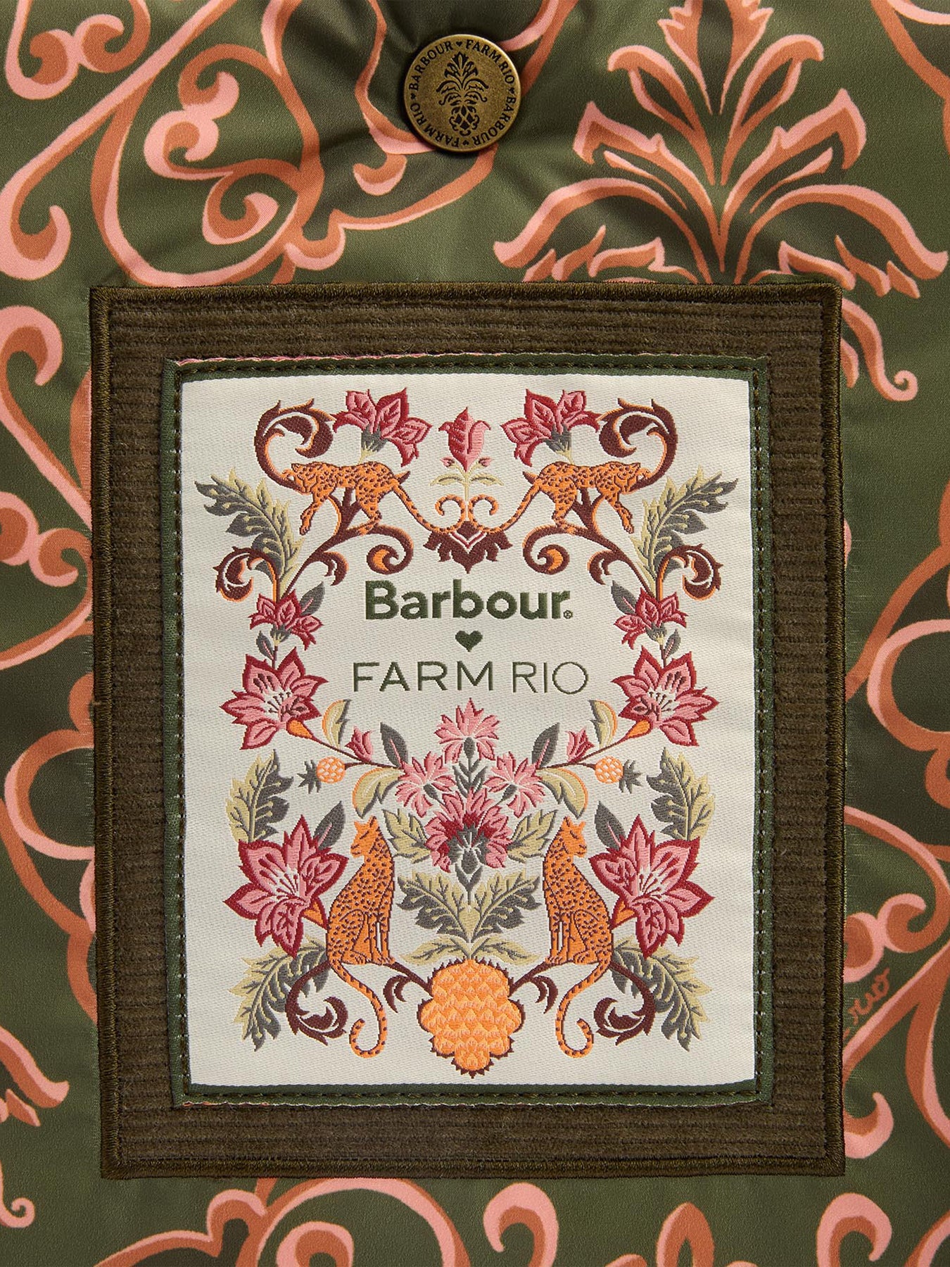 Barbour X Farm Rio Ana Clara Bow Bag