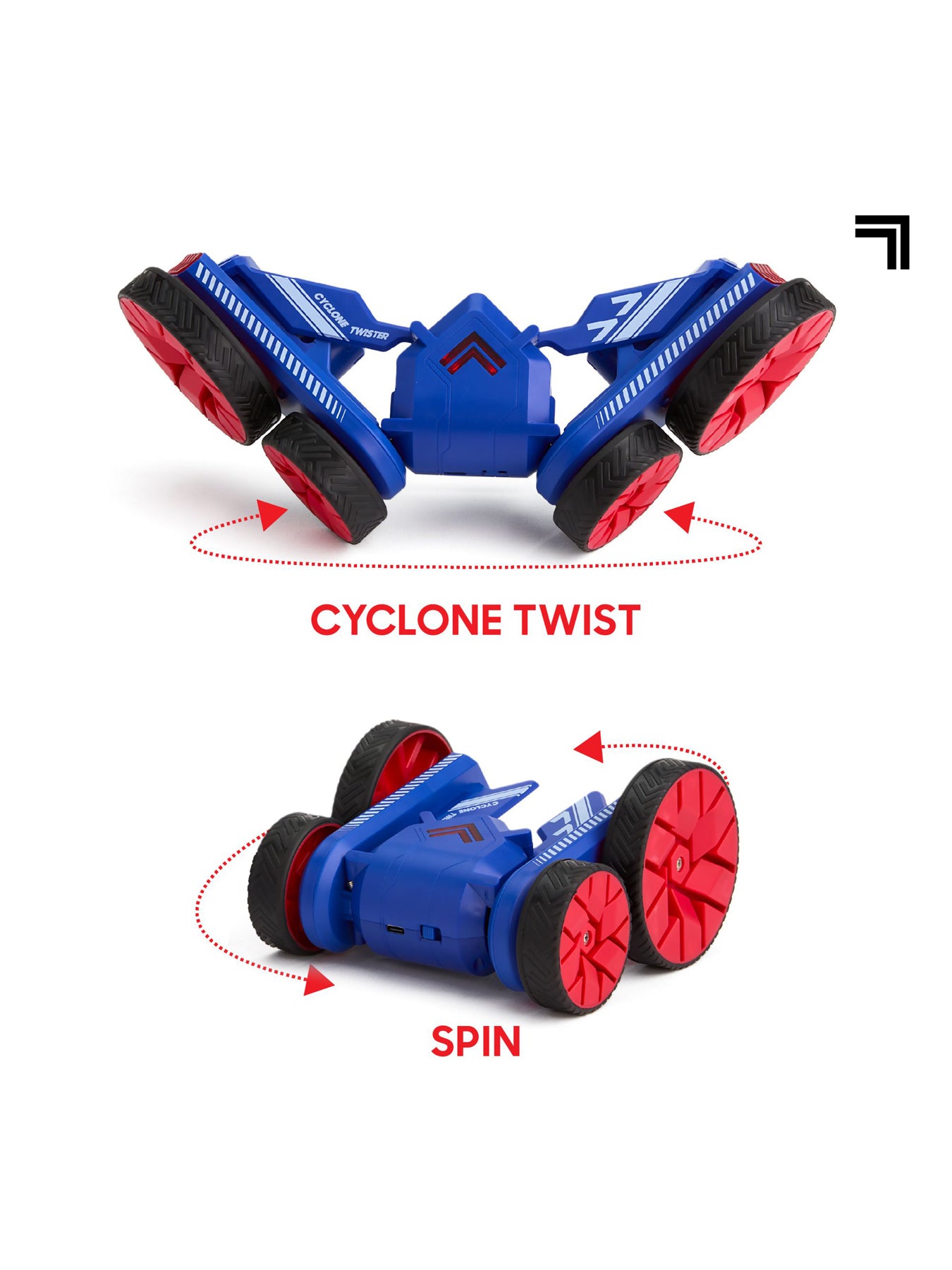 RC Cyclone Twister Stunt Car