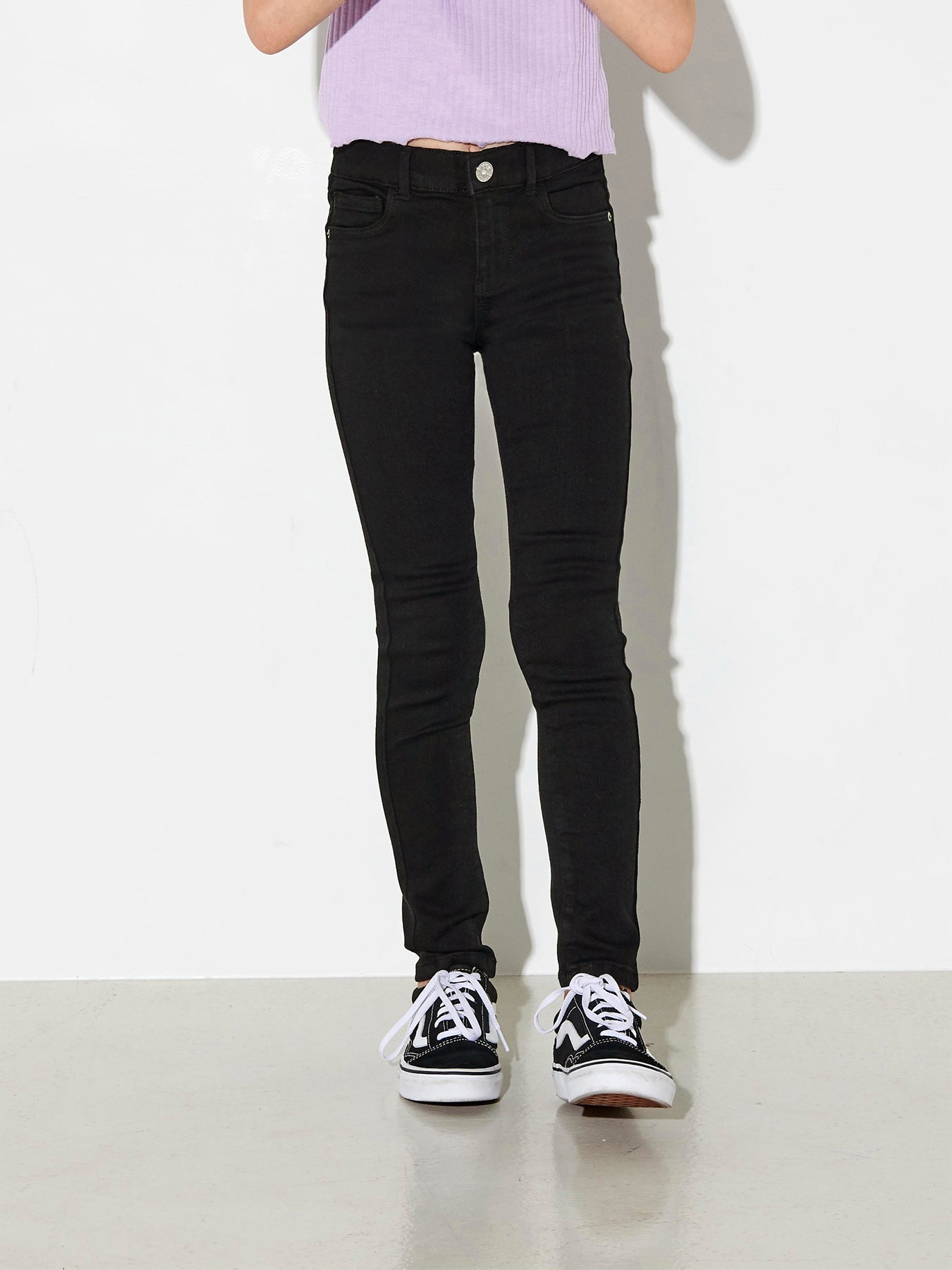 Rain Reg Skinny Jeans Black
