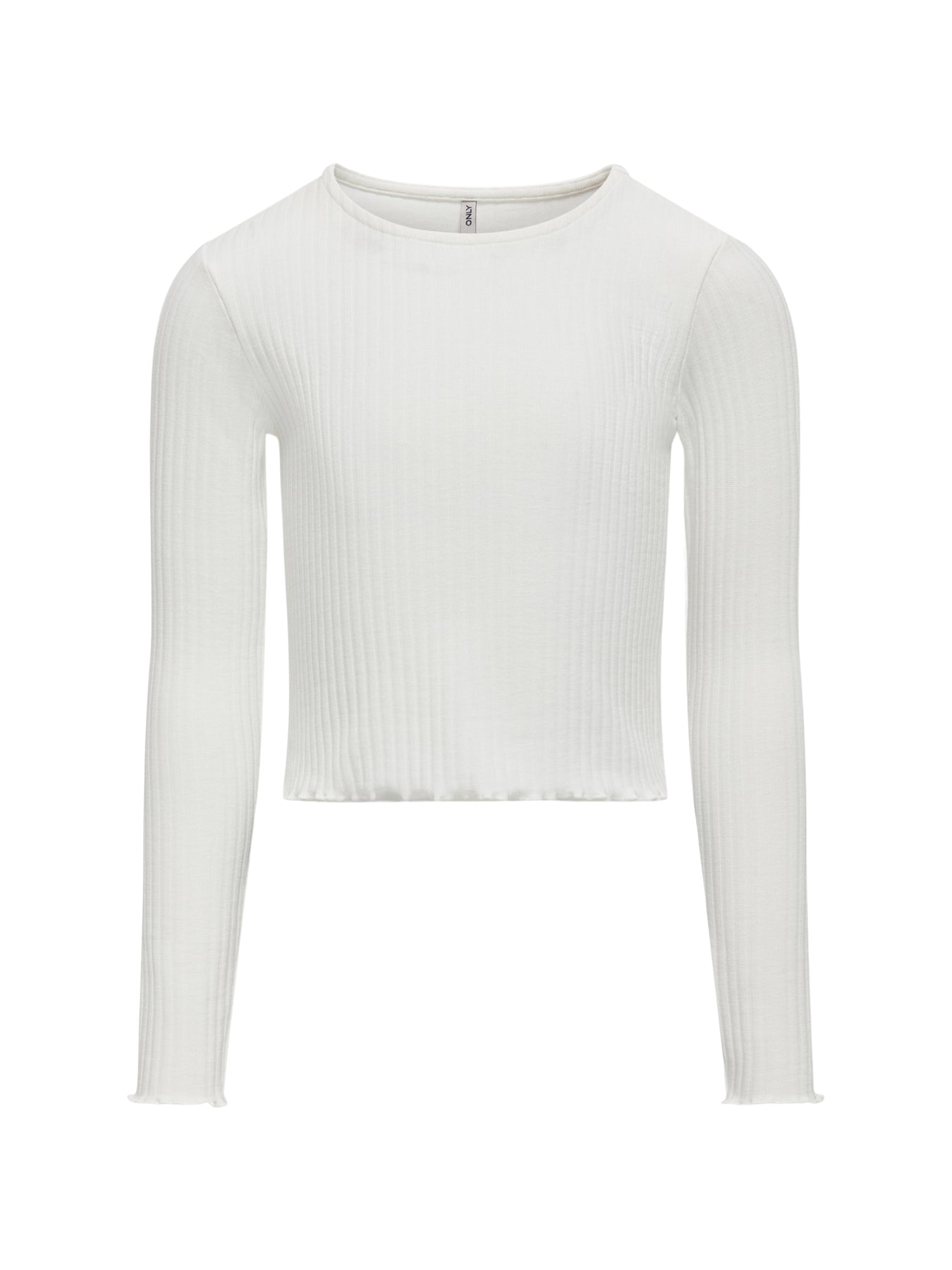 Nella Long Sleeves O-Neck Top Cloud Dancer
