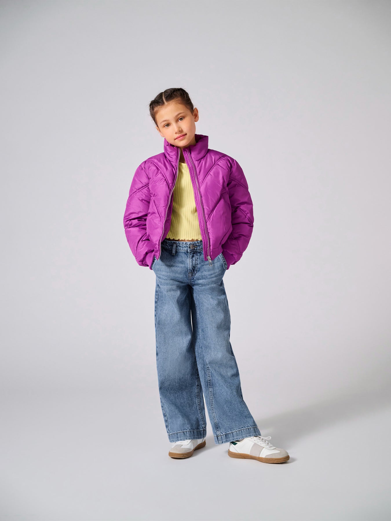 Comet Wide Leg Denim Medium Blue Denim