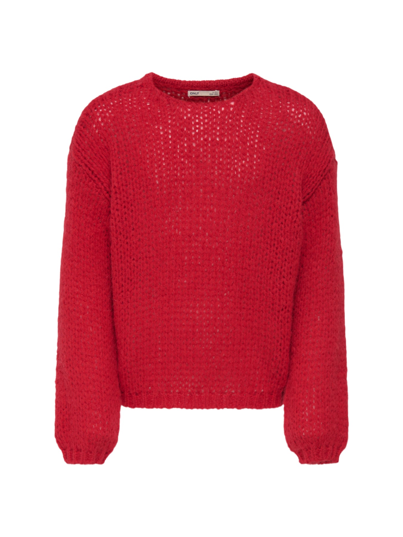 Nordic Life Long Sleeves O-Neck Knitwear Red