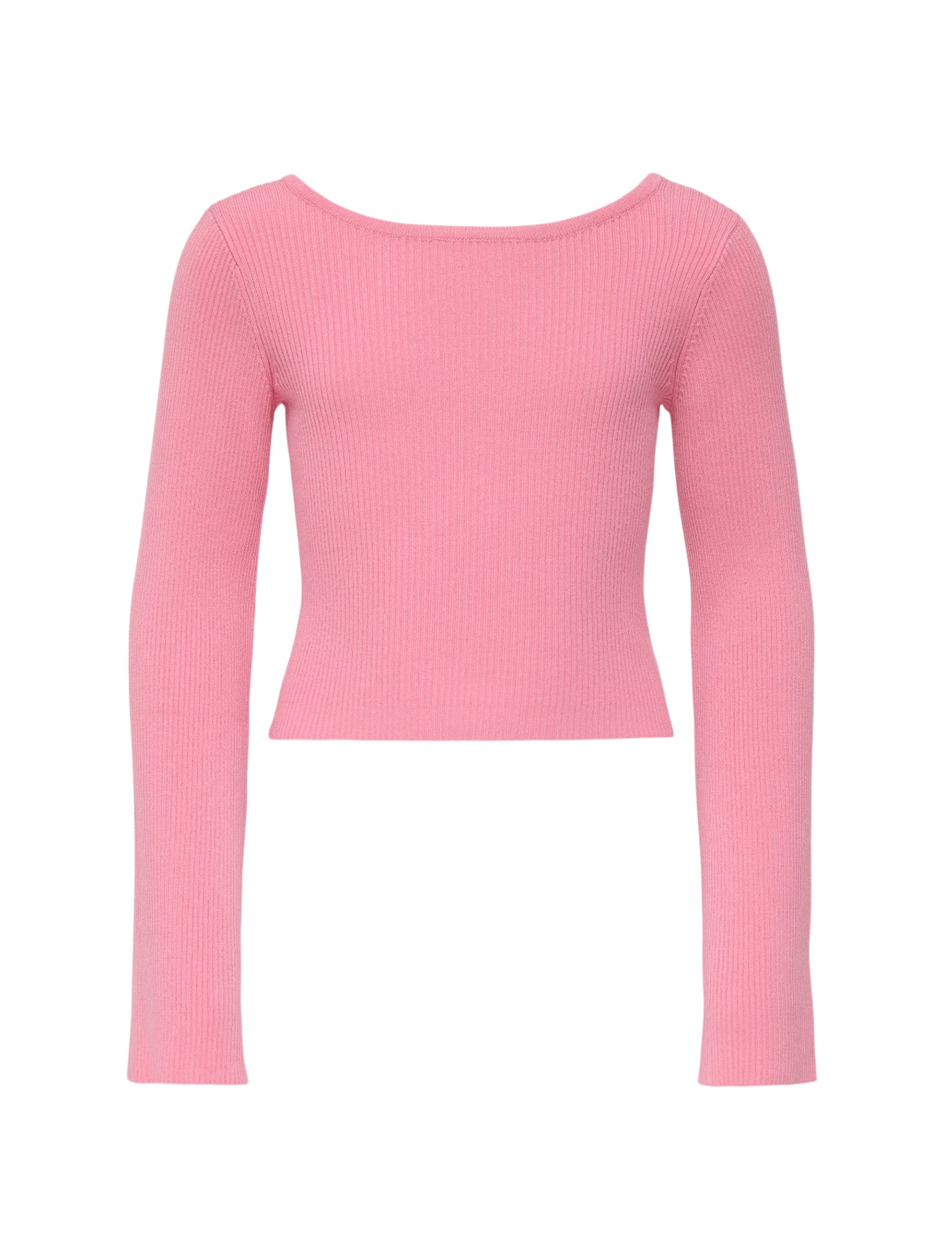 Natasja Long Sleeves Deep Back Knitwear Pink