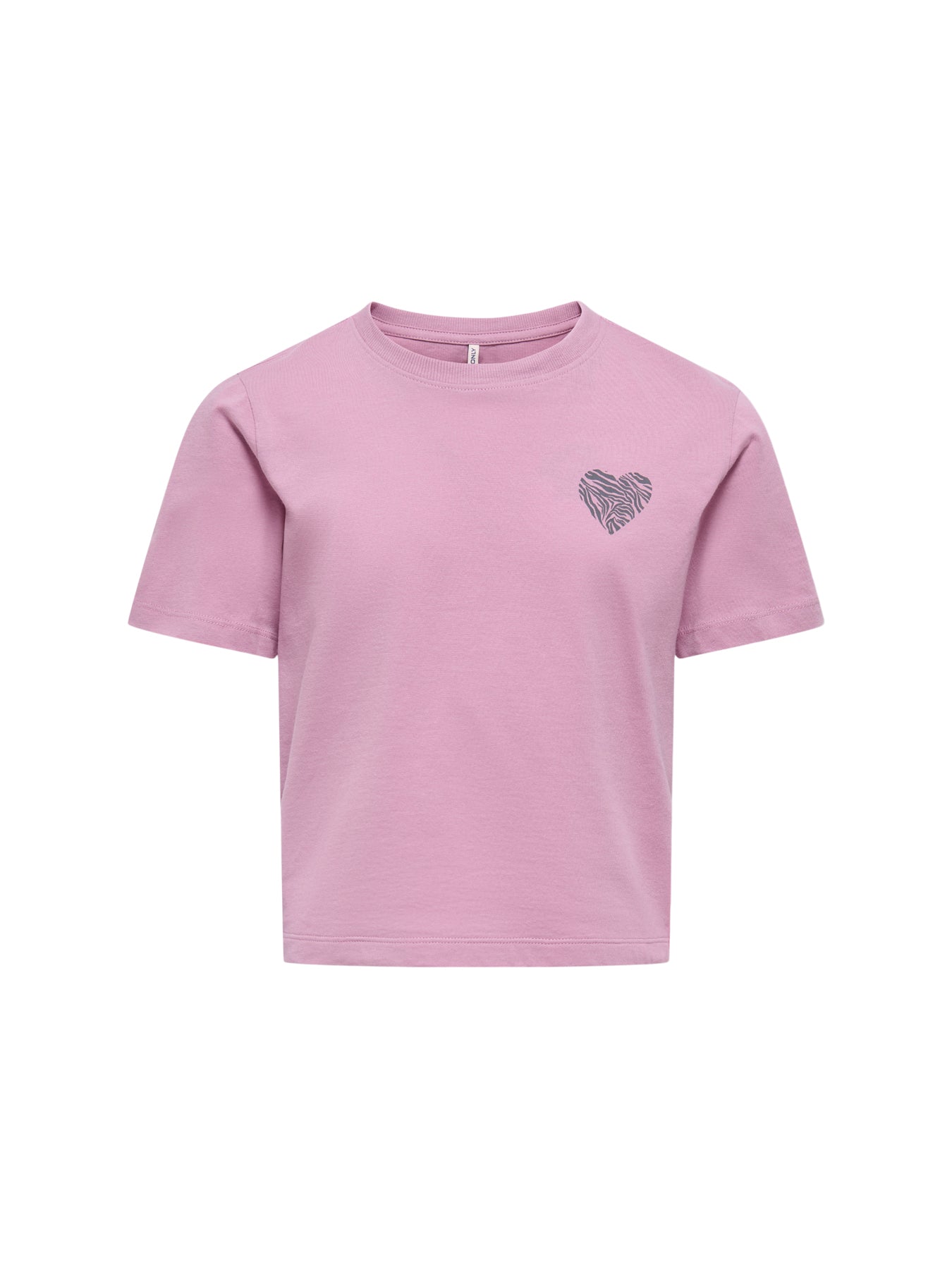 Rex Short Sleeves Printed Top  Mauve Orchid