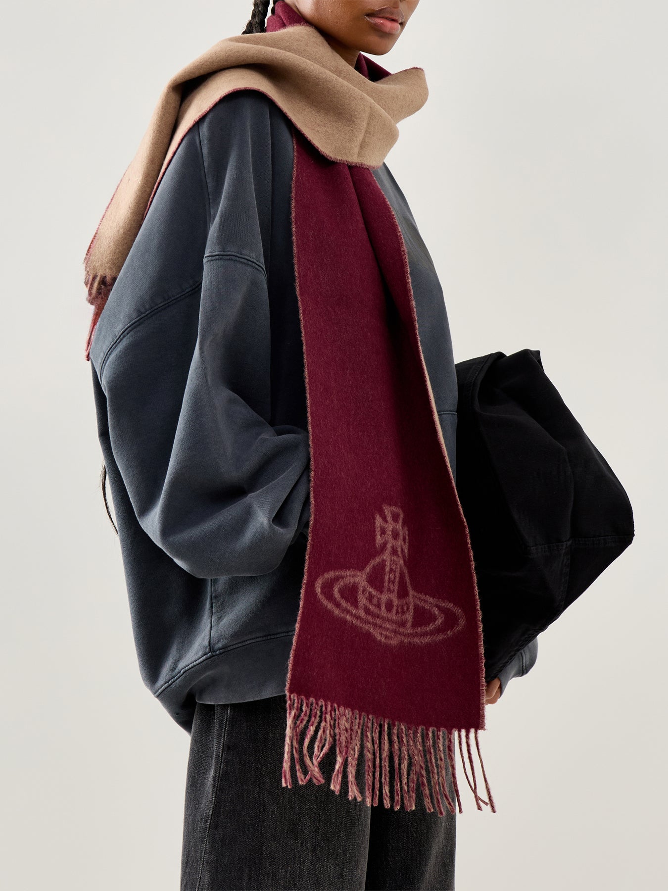 Orb Wool Scarf Camel