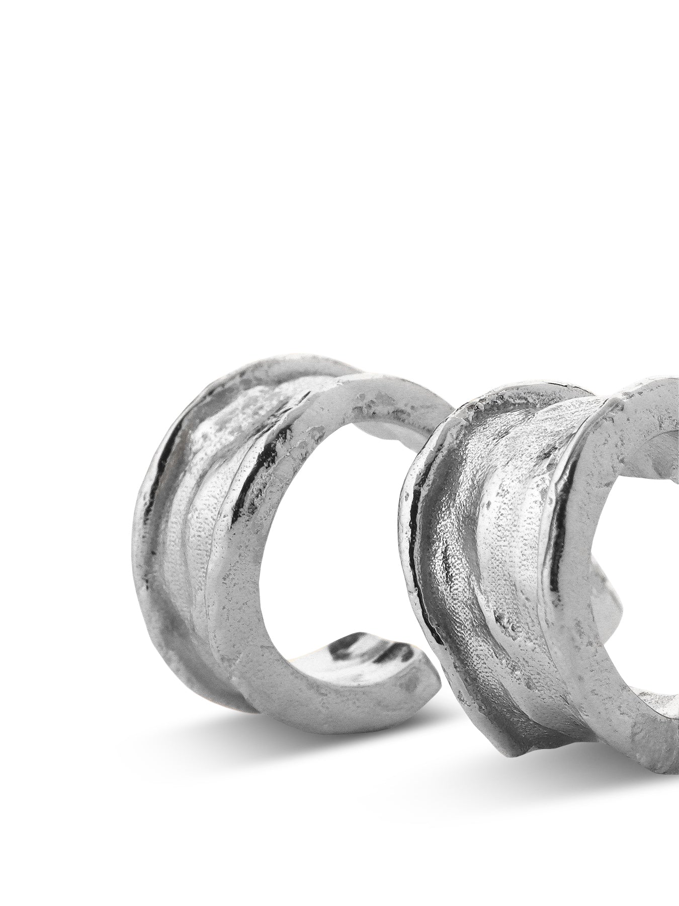 Driftline Earrings Silver