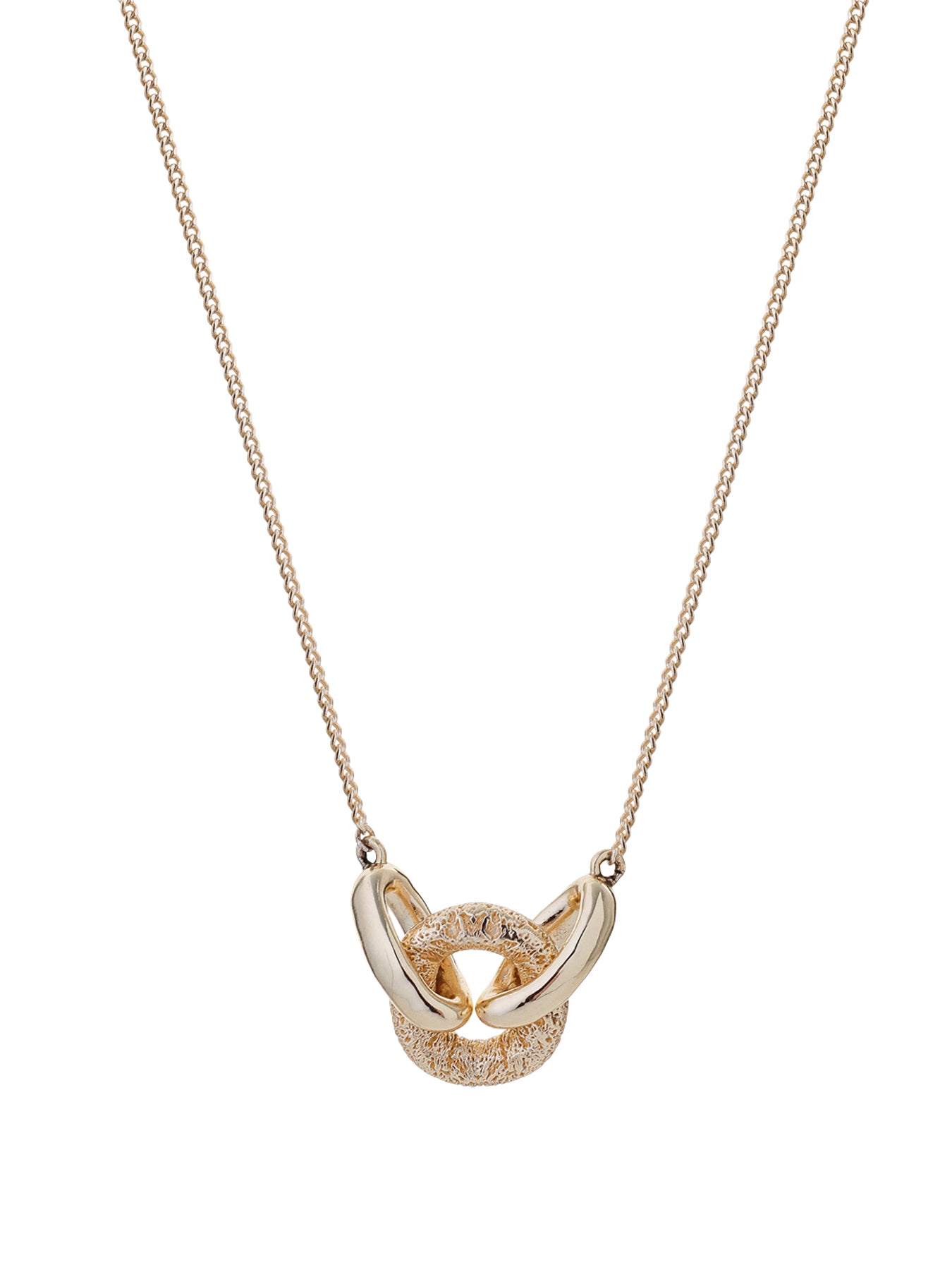 Bind Pendant Necklace Gold