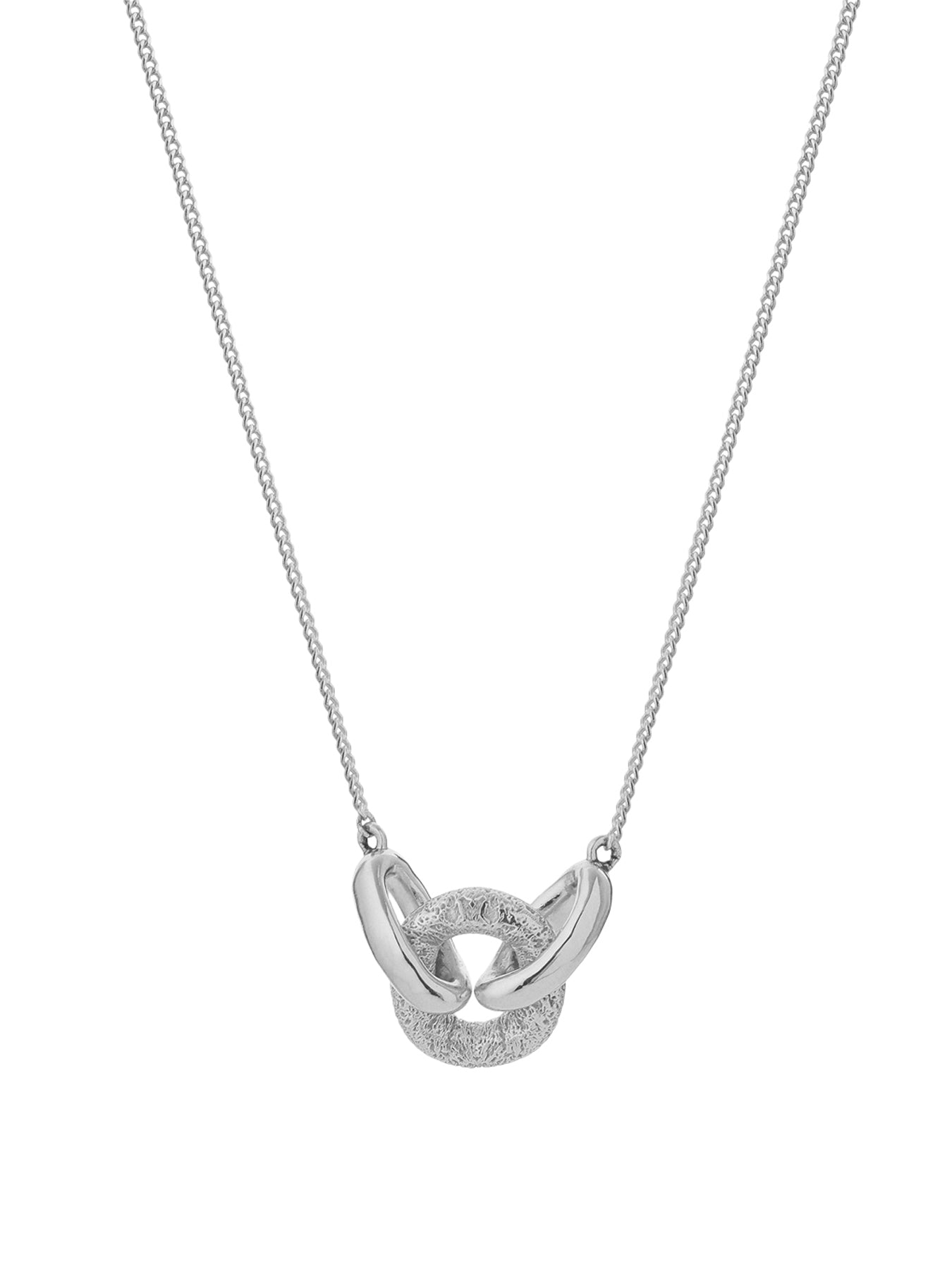 Bind Pendant Necklace Silver