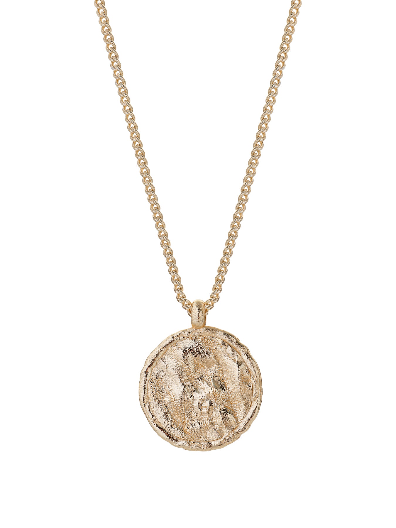 Arc Pendant Necklace Gold