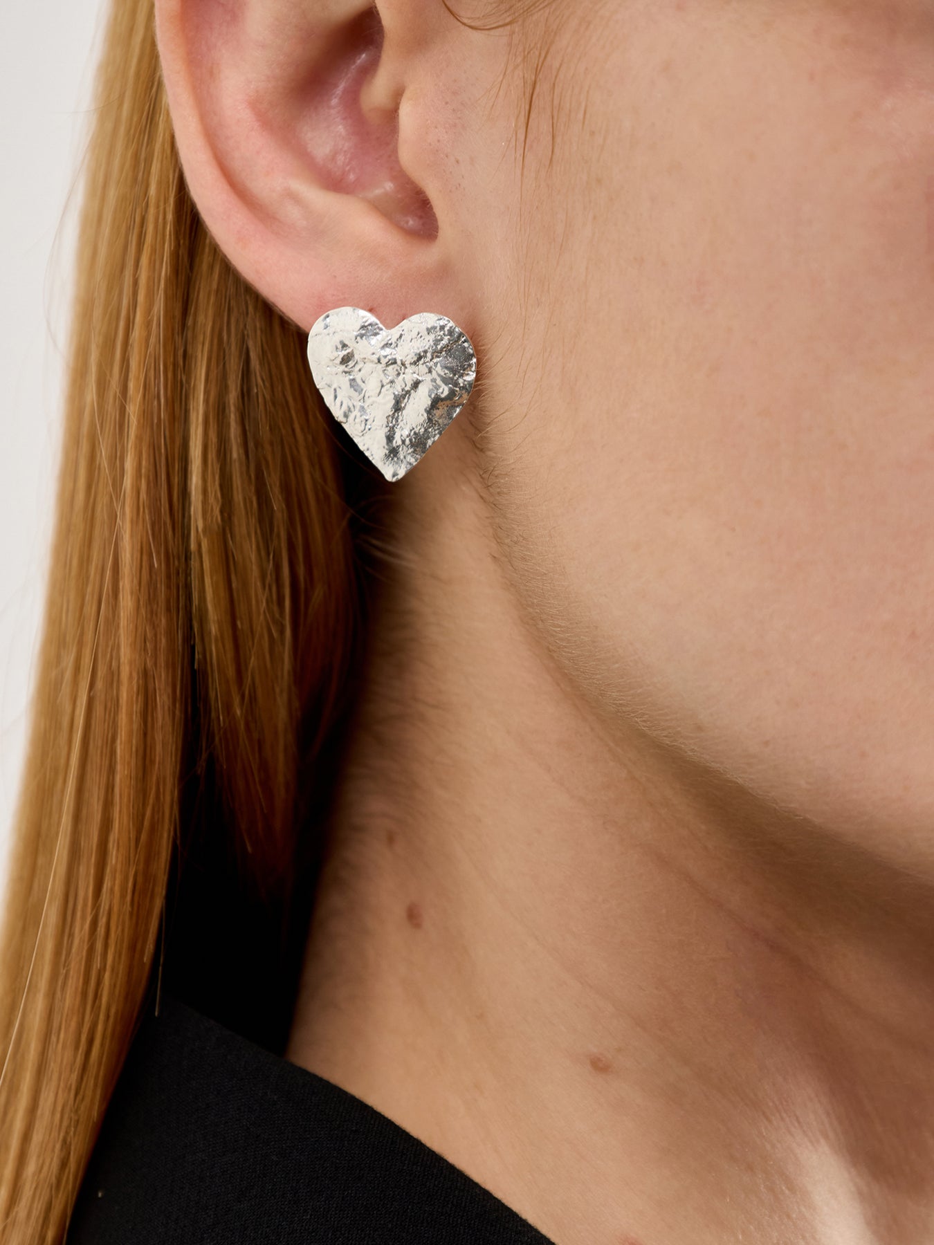 Revere Earrings Large Silver