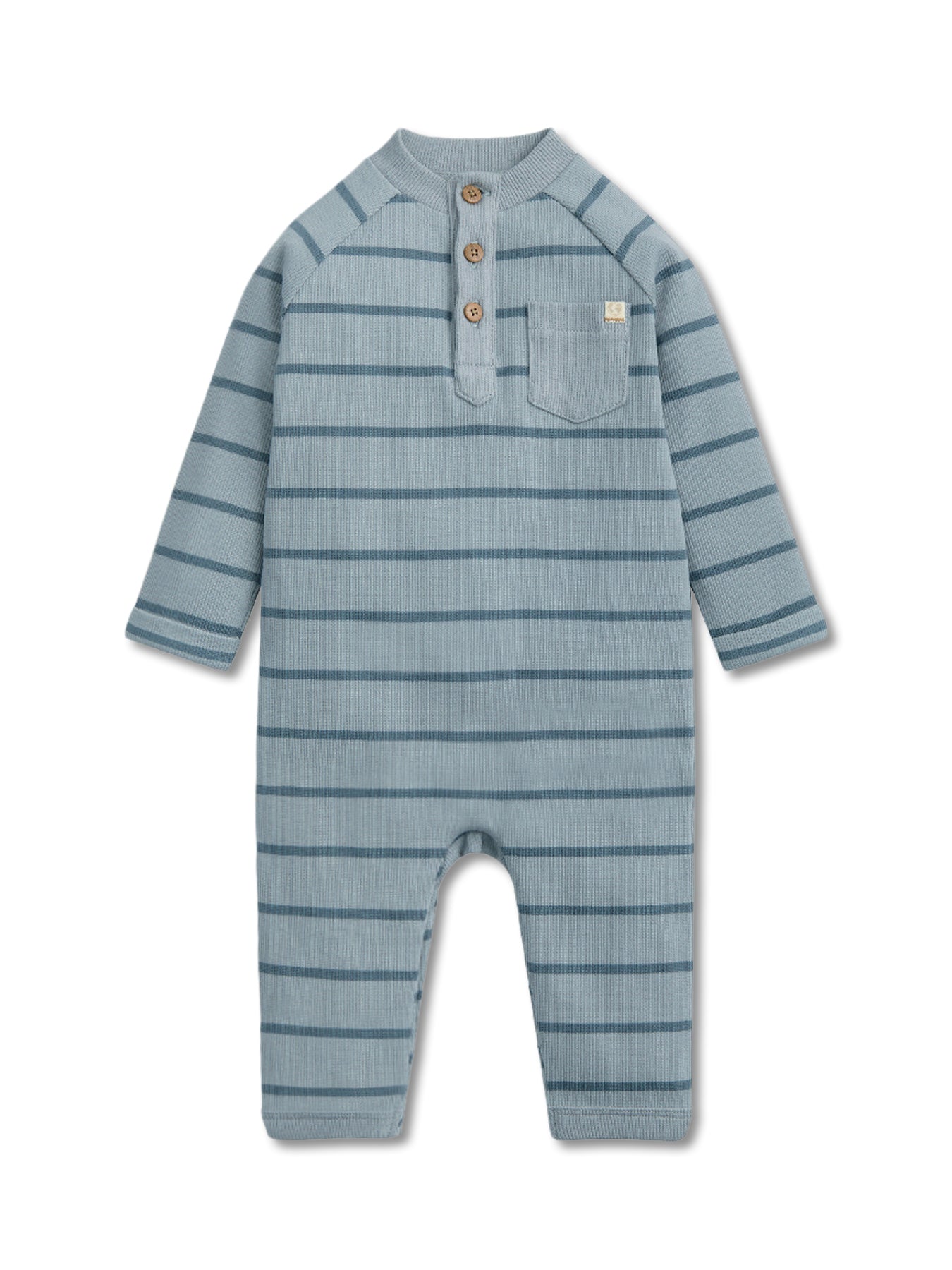 Blue Striped Romper