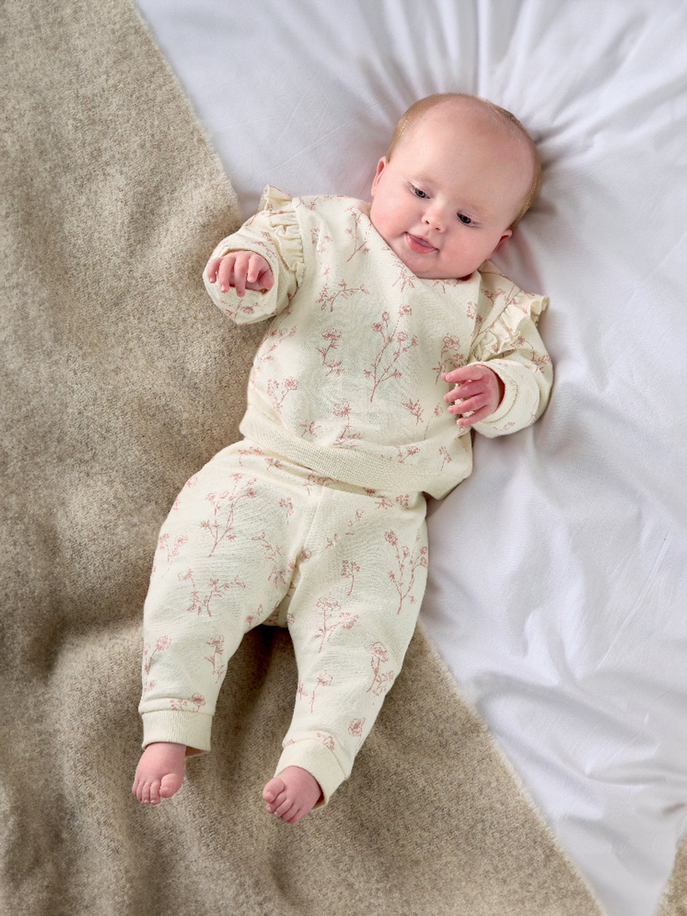 2Pc Sweat & Leggings Set Pink