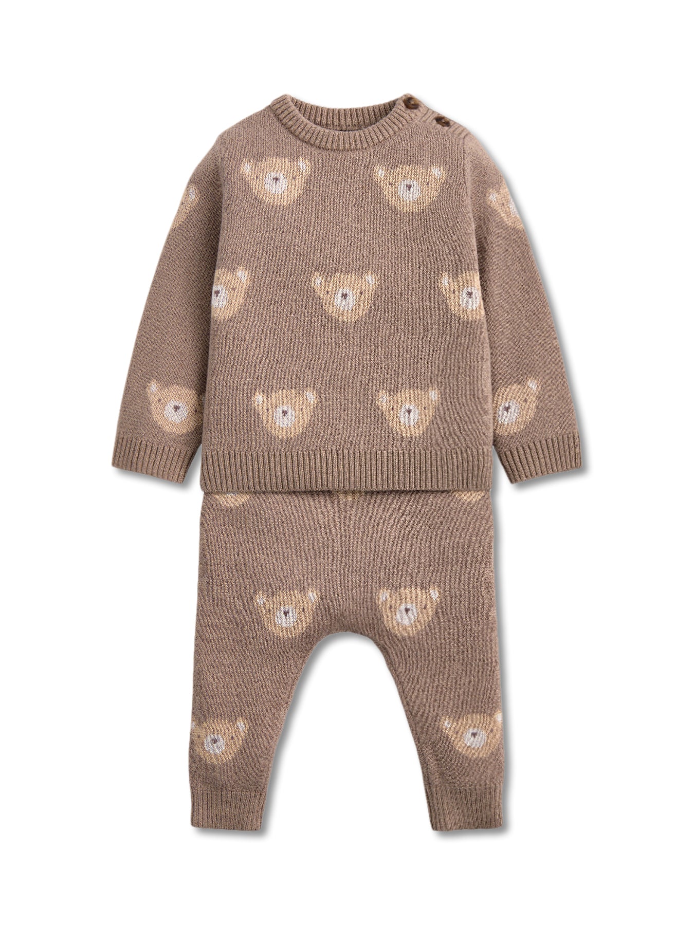 2 PC Brown Brown Clothing Set