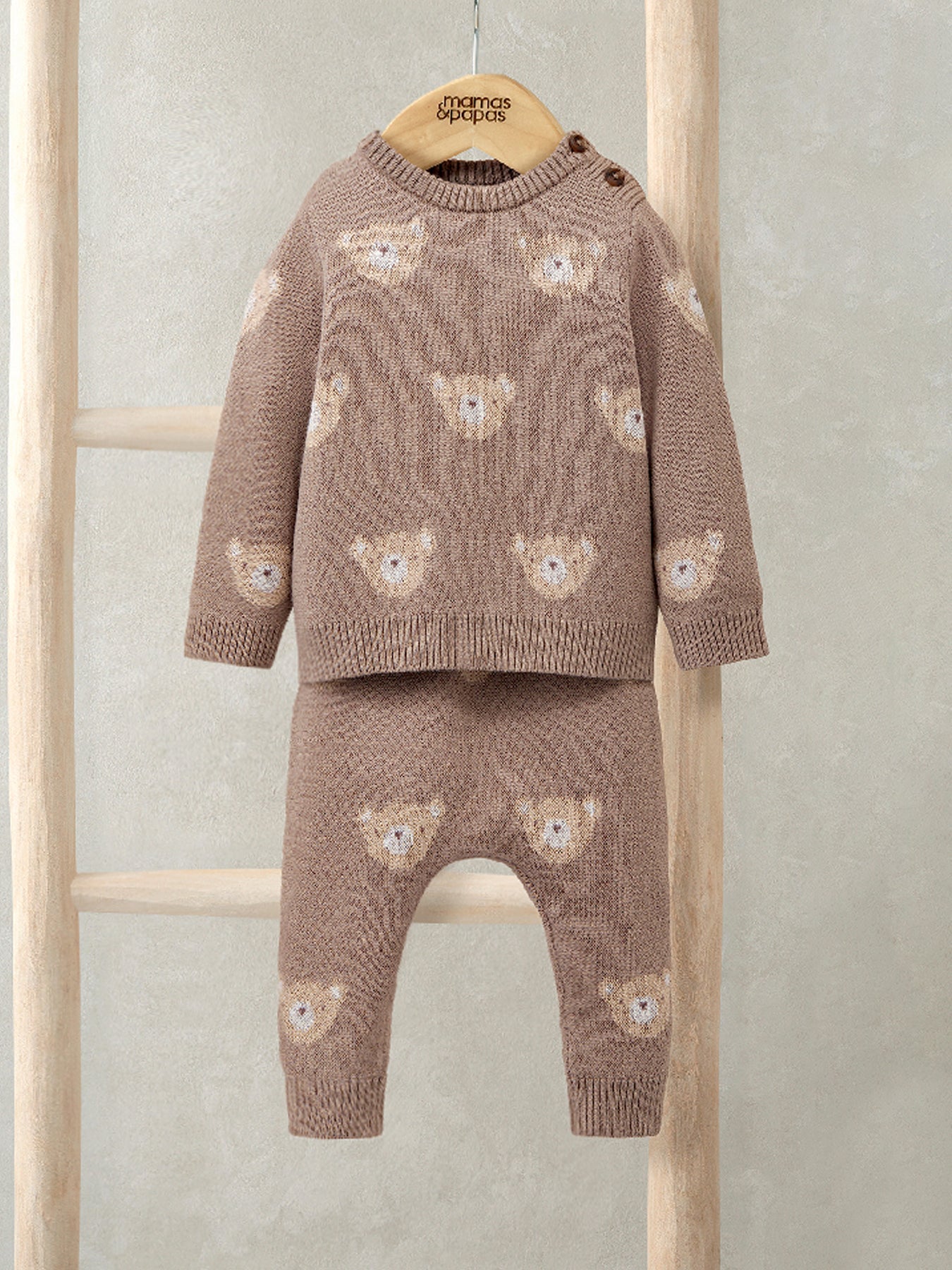 2 PC Brown Brown Clothing Set