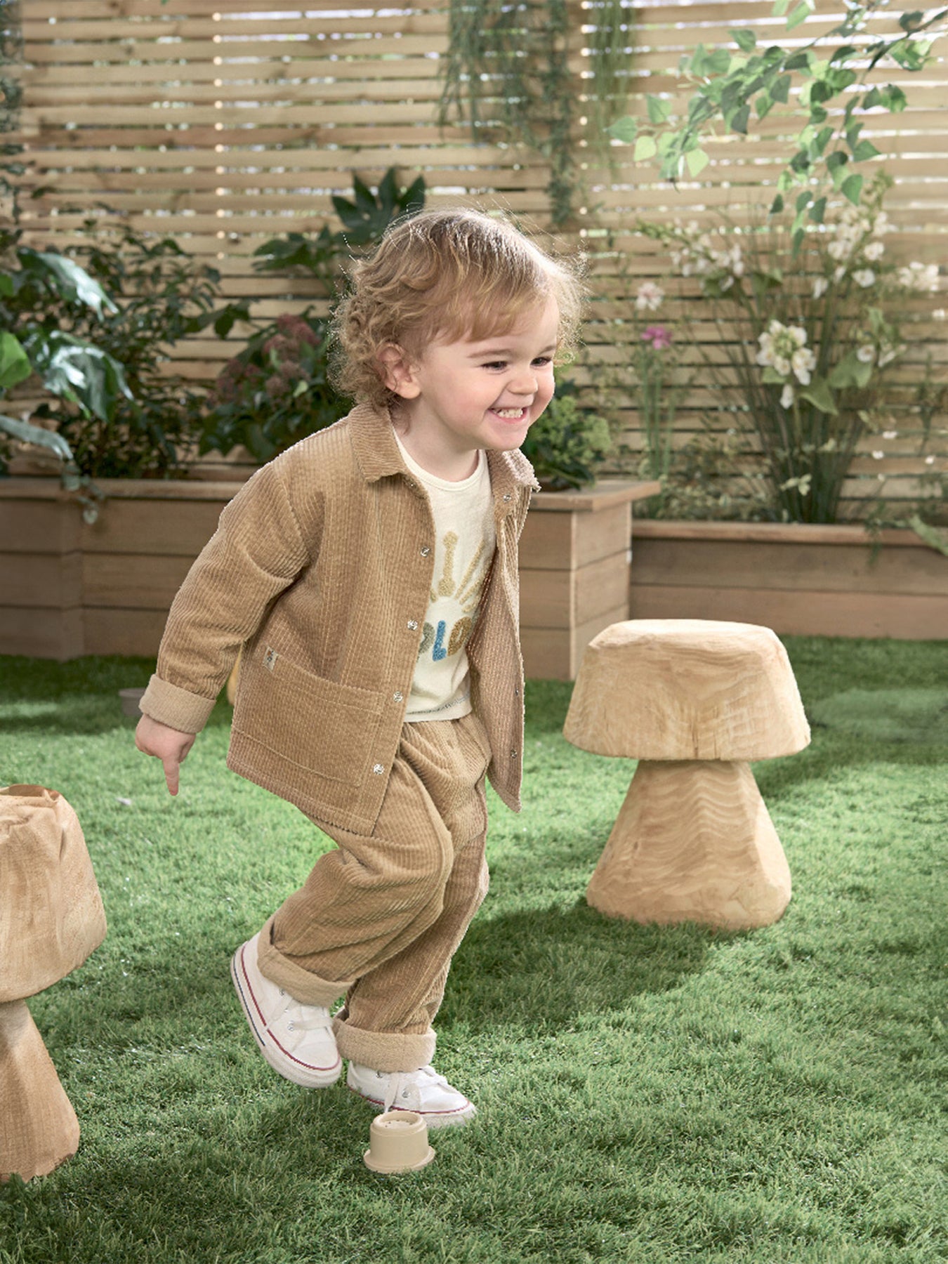 Cord Shacket Beige