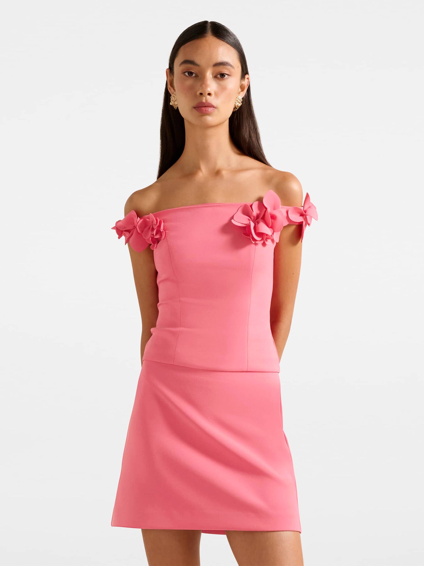 Faye Applique Bardot Top