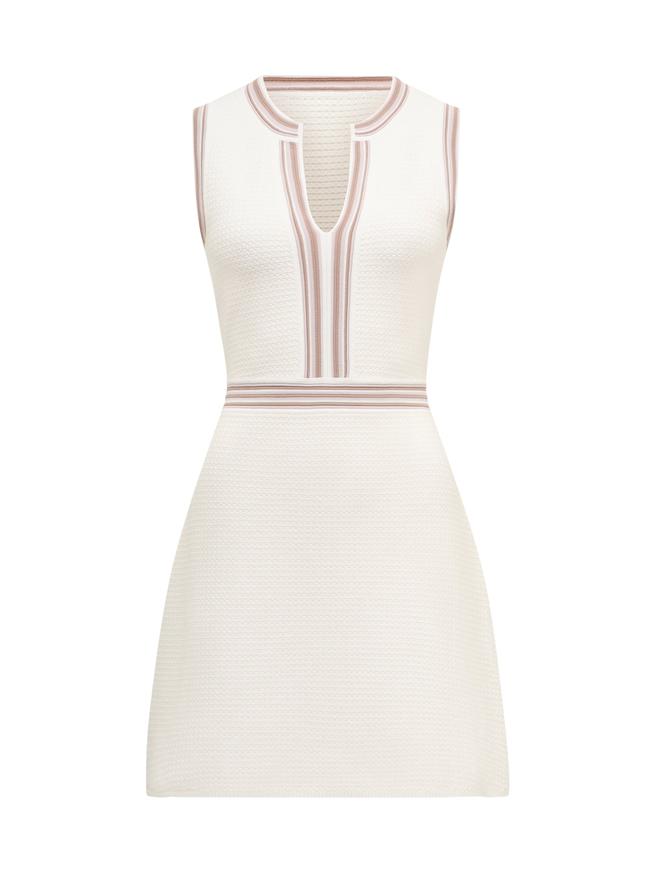 Sabrina Striped Detail Knitted Mini Dress