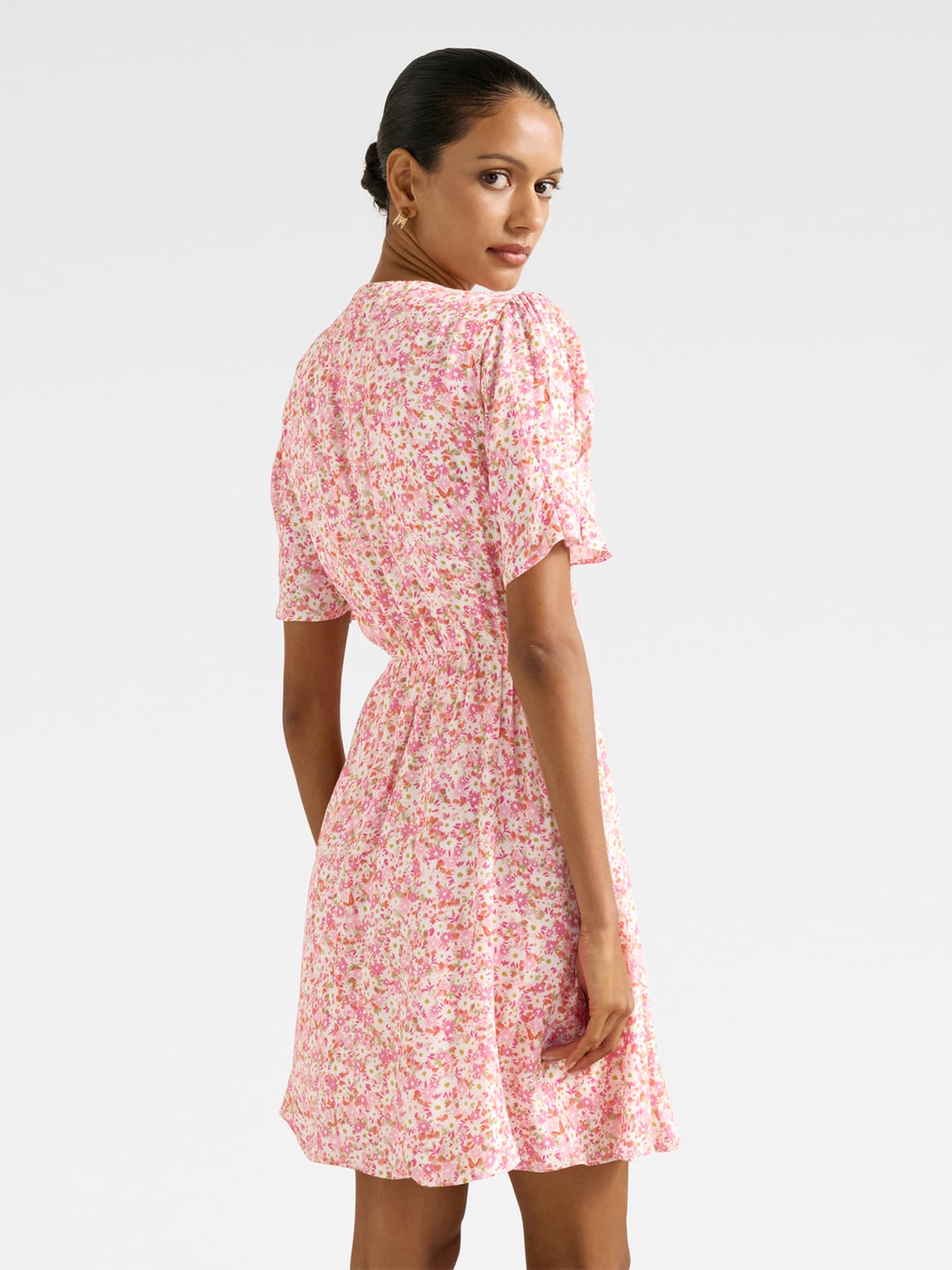 Saffron Petite Printed Sun Dress