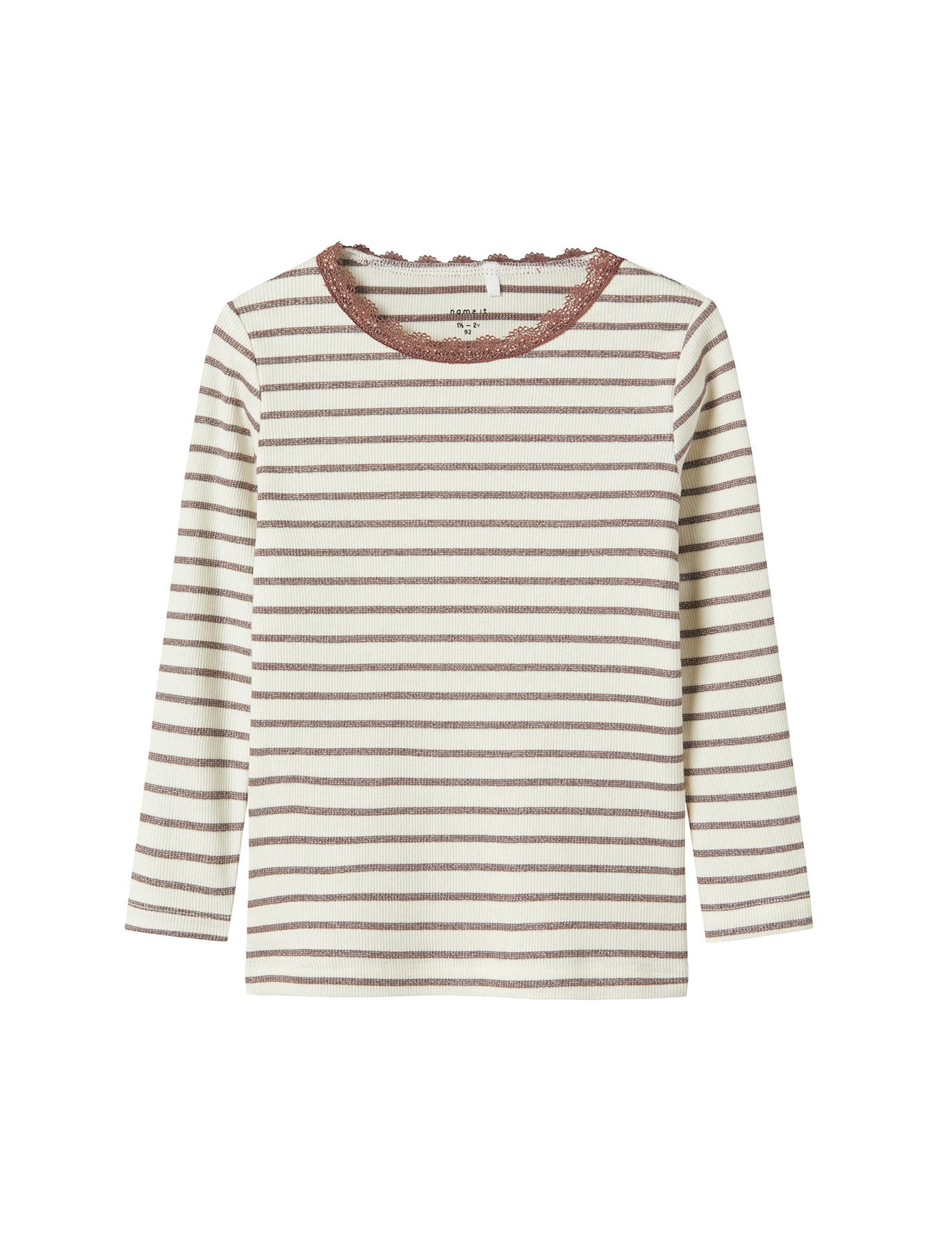 Nette Slim Long Sleeve Top Peppercorn