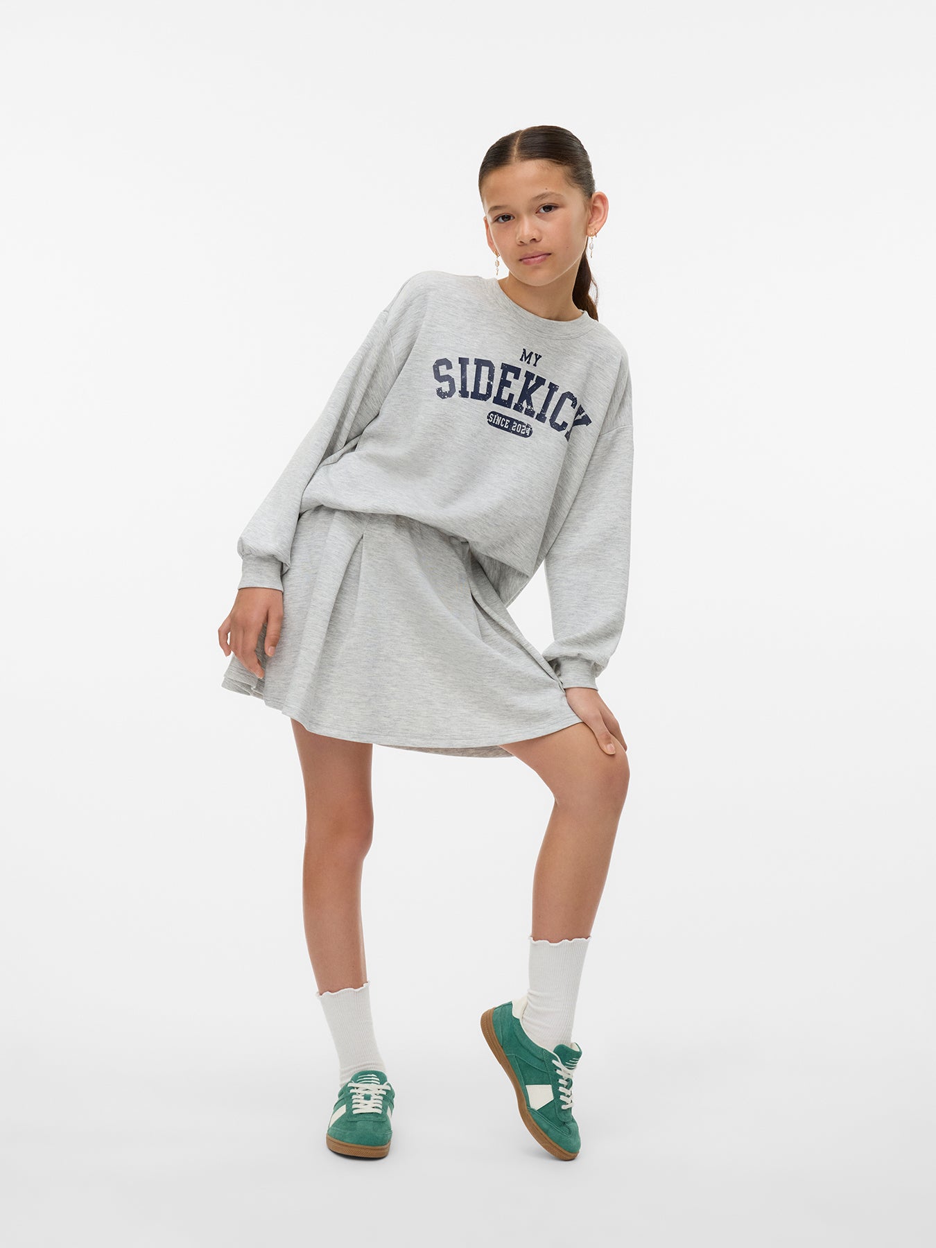 Hali Sweatshirt Light Grey Melange