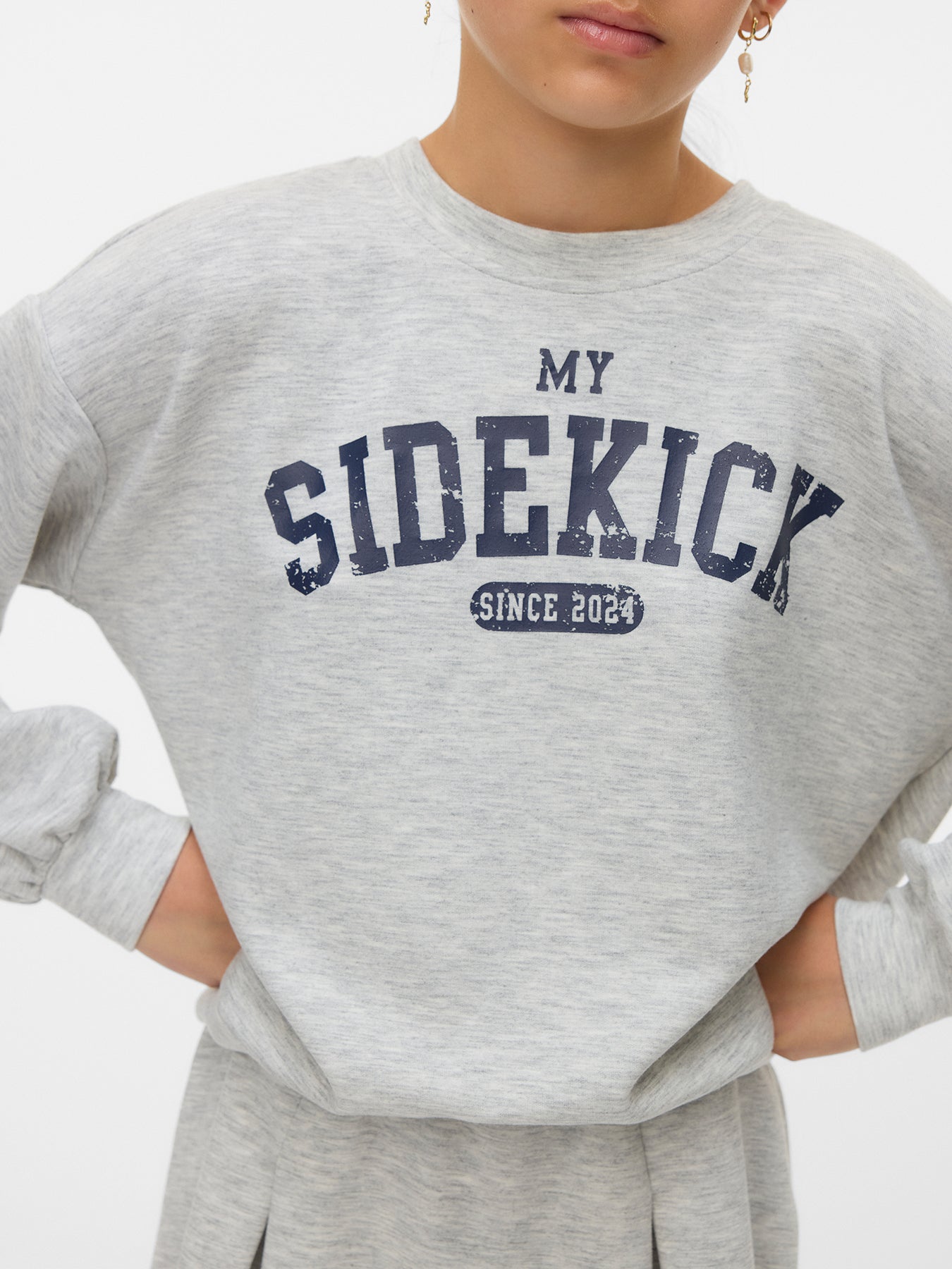 Hali Sweatshirt Light Grey Melange