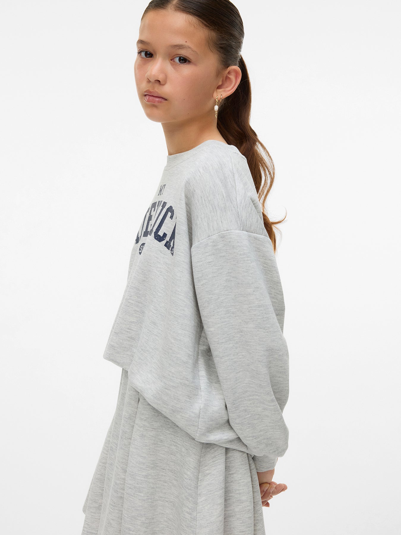 Hali Sweatshirt Light Grey Melange