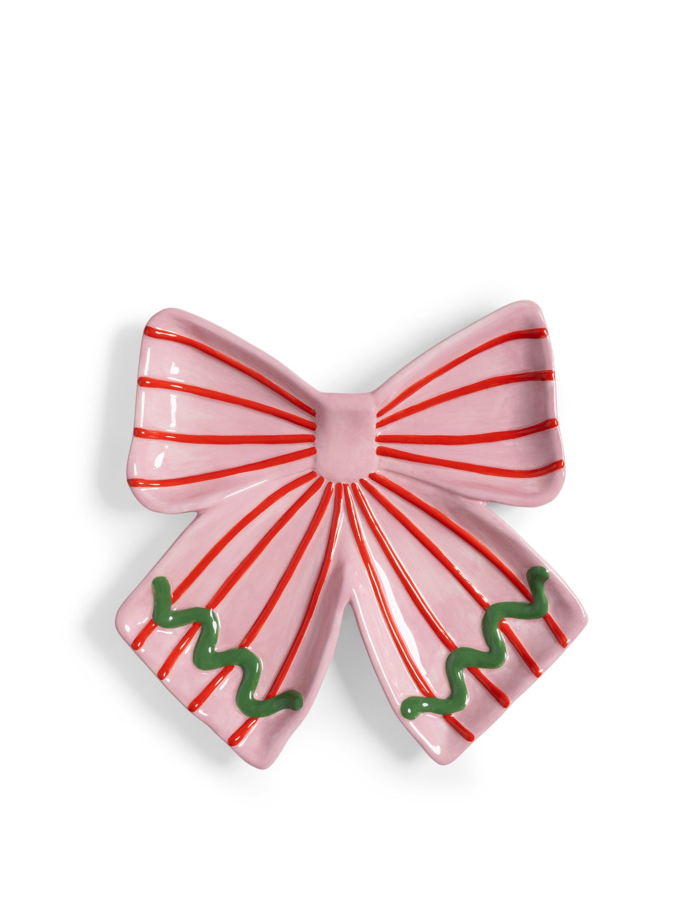 Plate Ribbon Pink