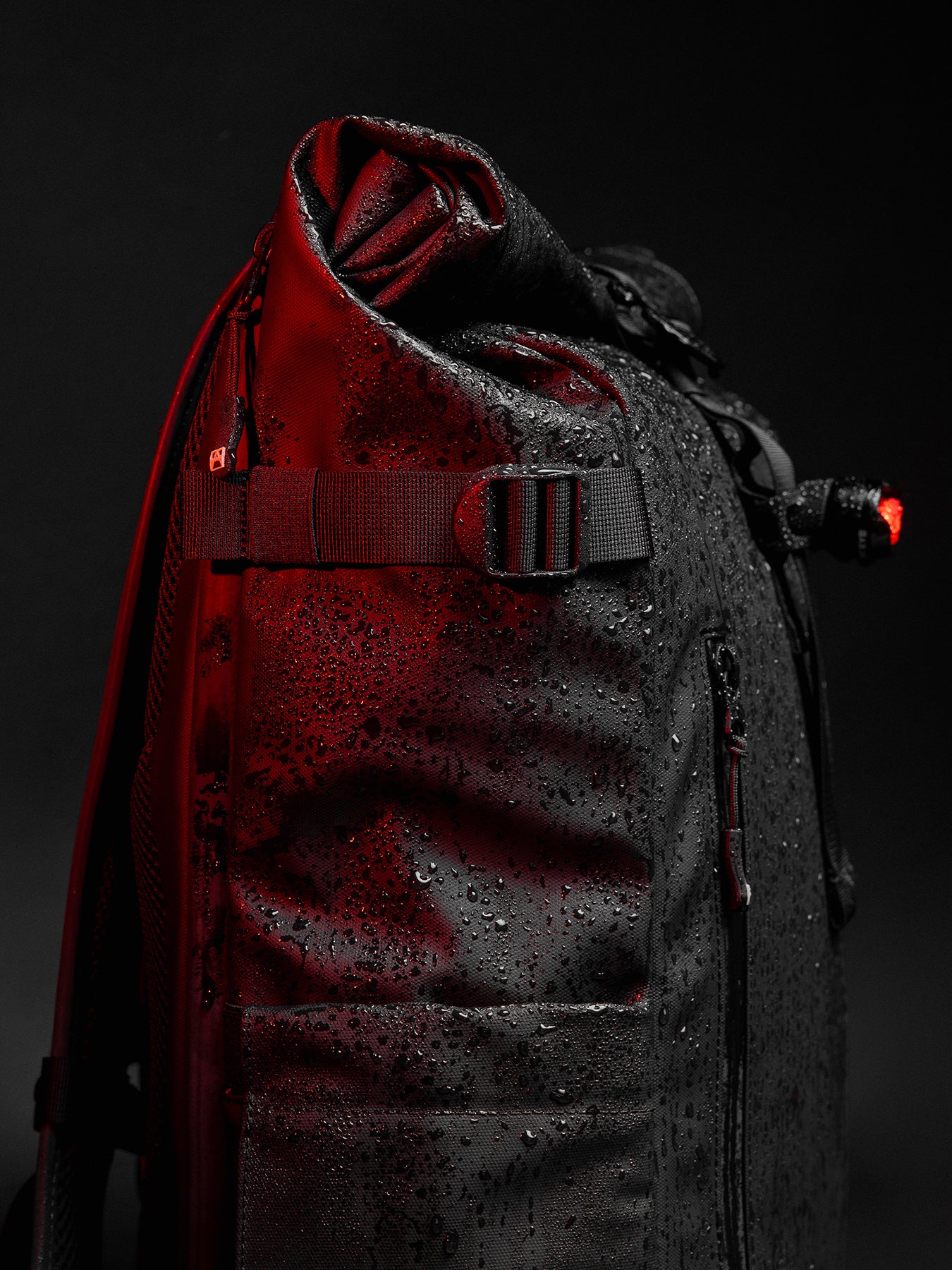 The Roll Top Backpack 20L Black