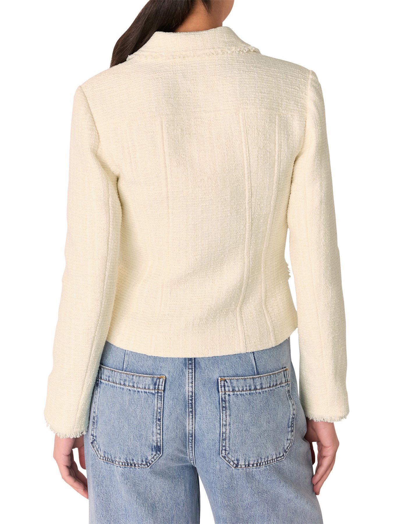 Ivory Lucie Boucle Jacket