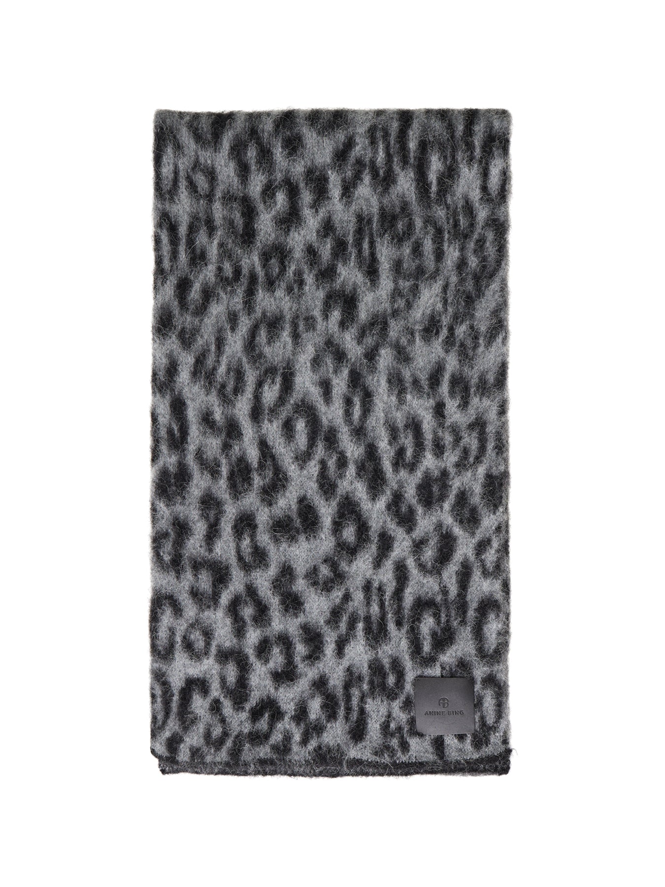 Hannah Scarf - Grey Leopard