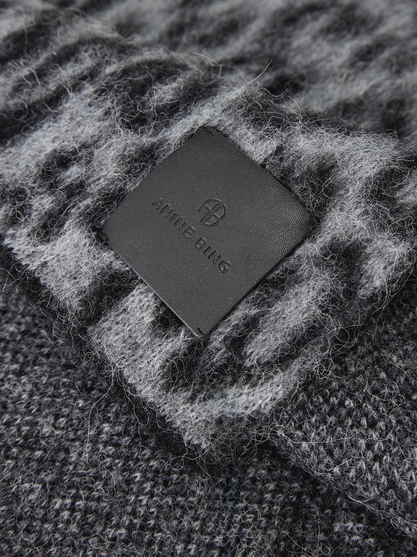 Hannah Scarf - Grey Leopard