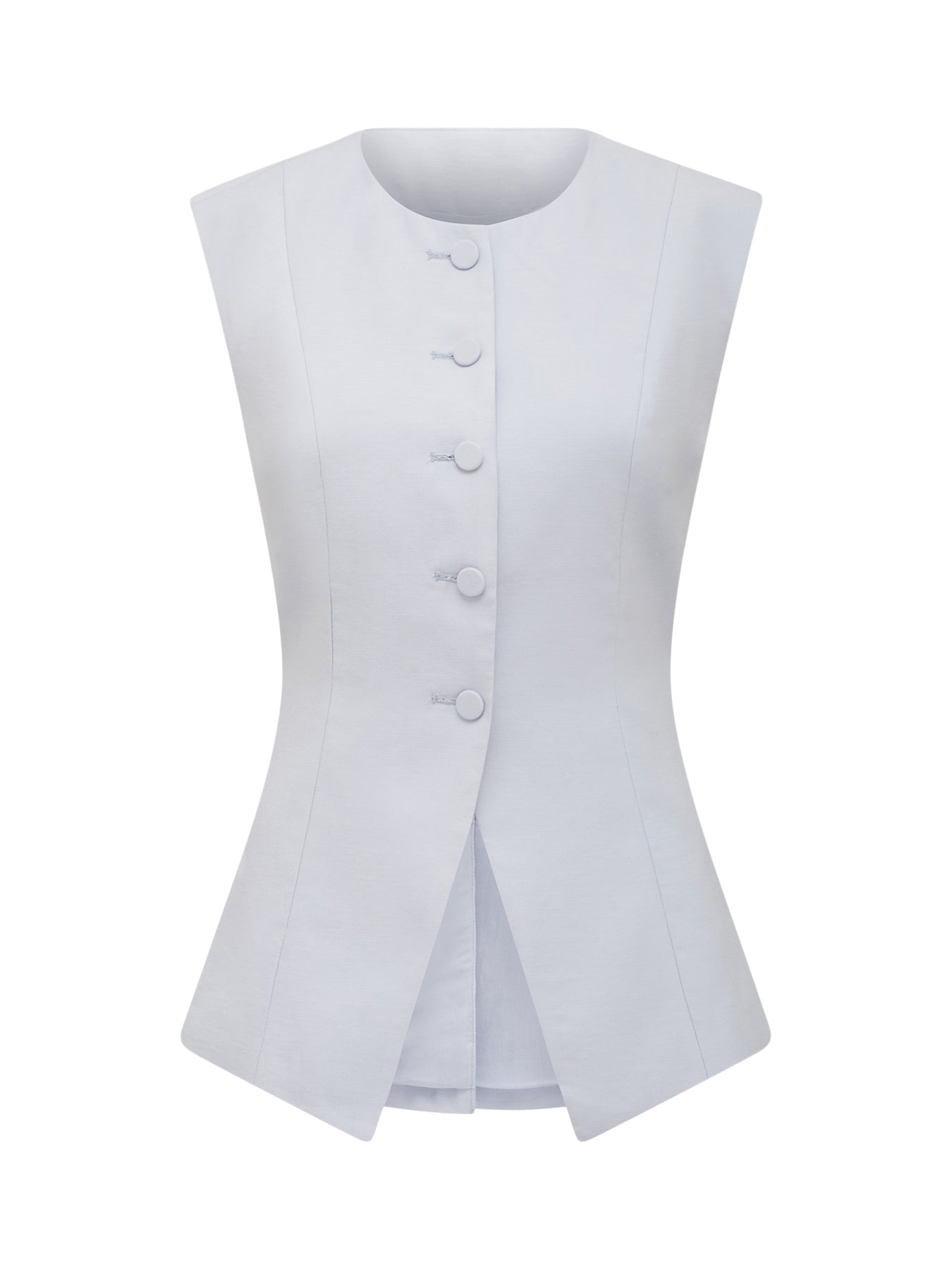 Kimberly Extended Shoulder Waistcoat Top