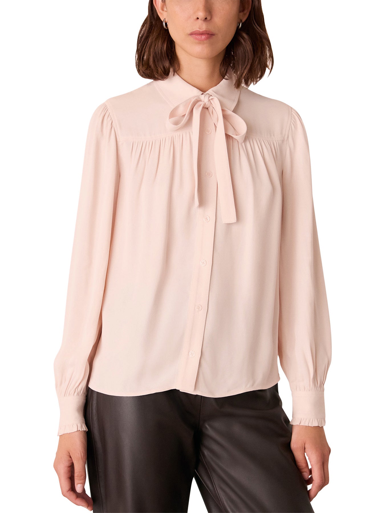 Tie Detail Crepe Blouse