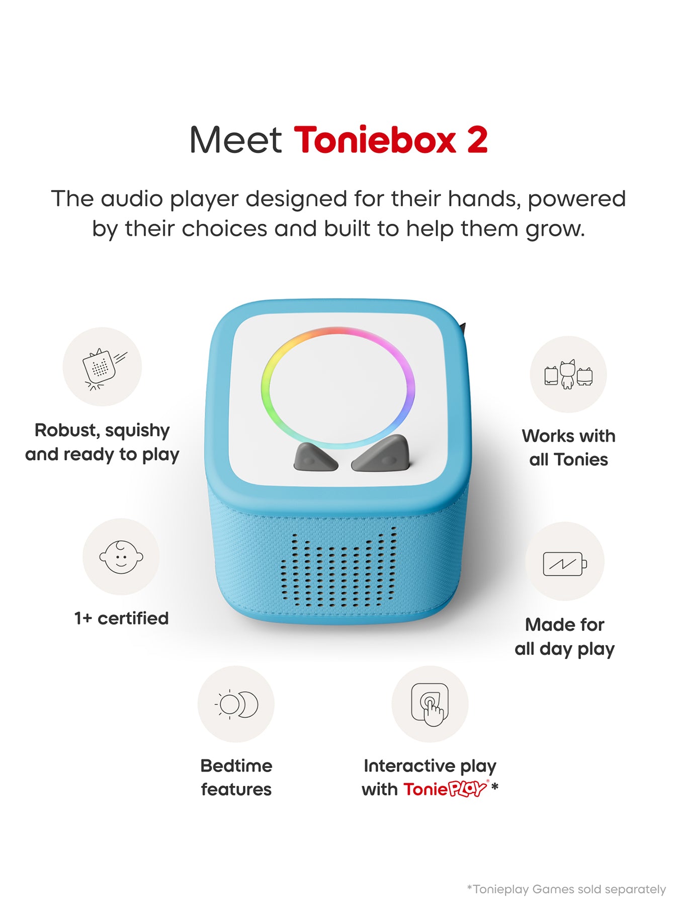 Toniebox 2 Starter Set Sky Blue
