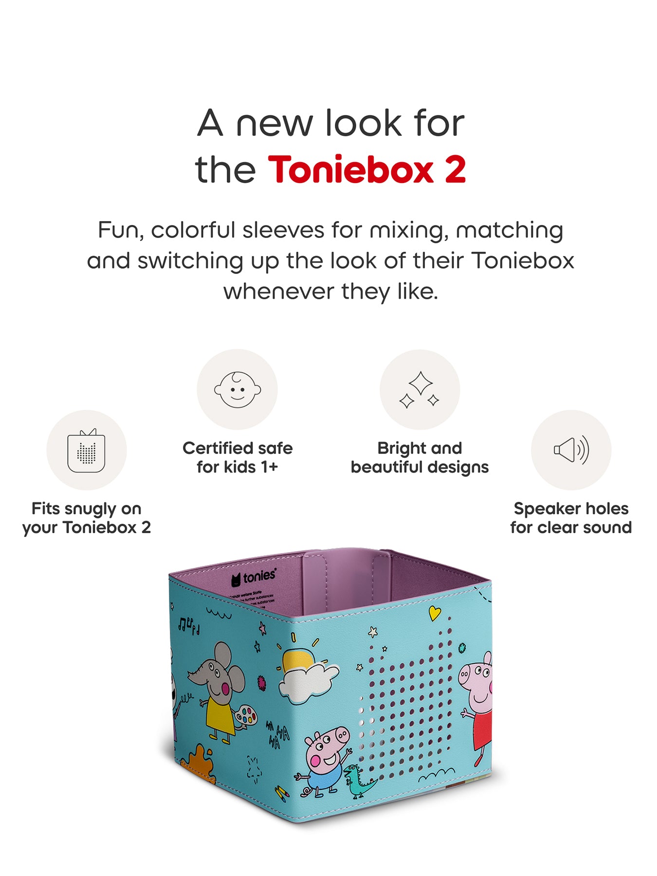 Toniebox 2 Sleeve Peppa Pig