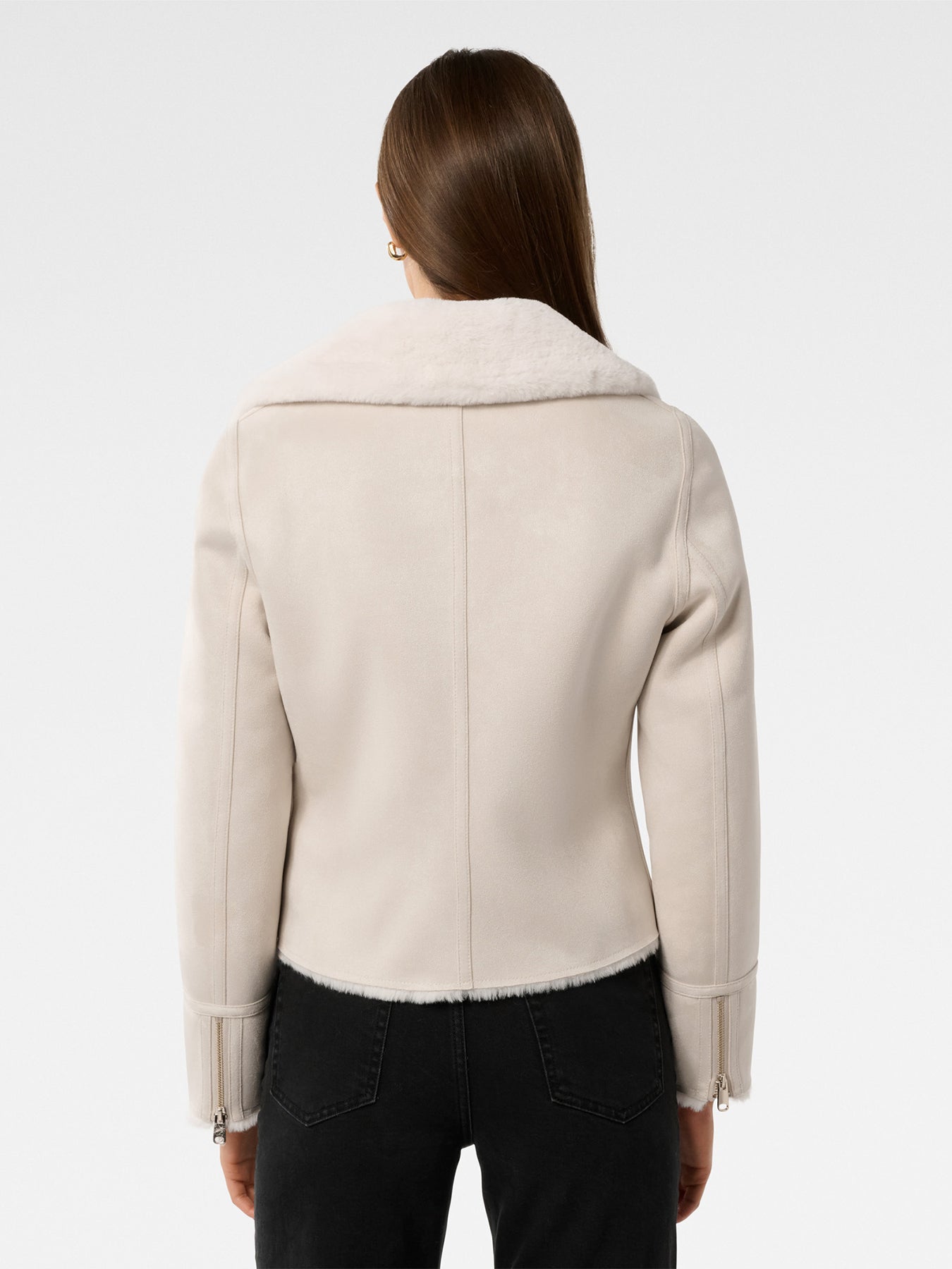 Penny Faux Fur Aviator Jacket