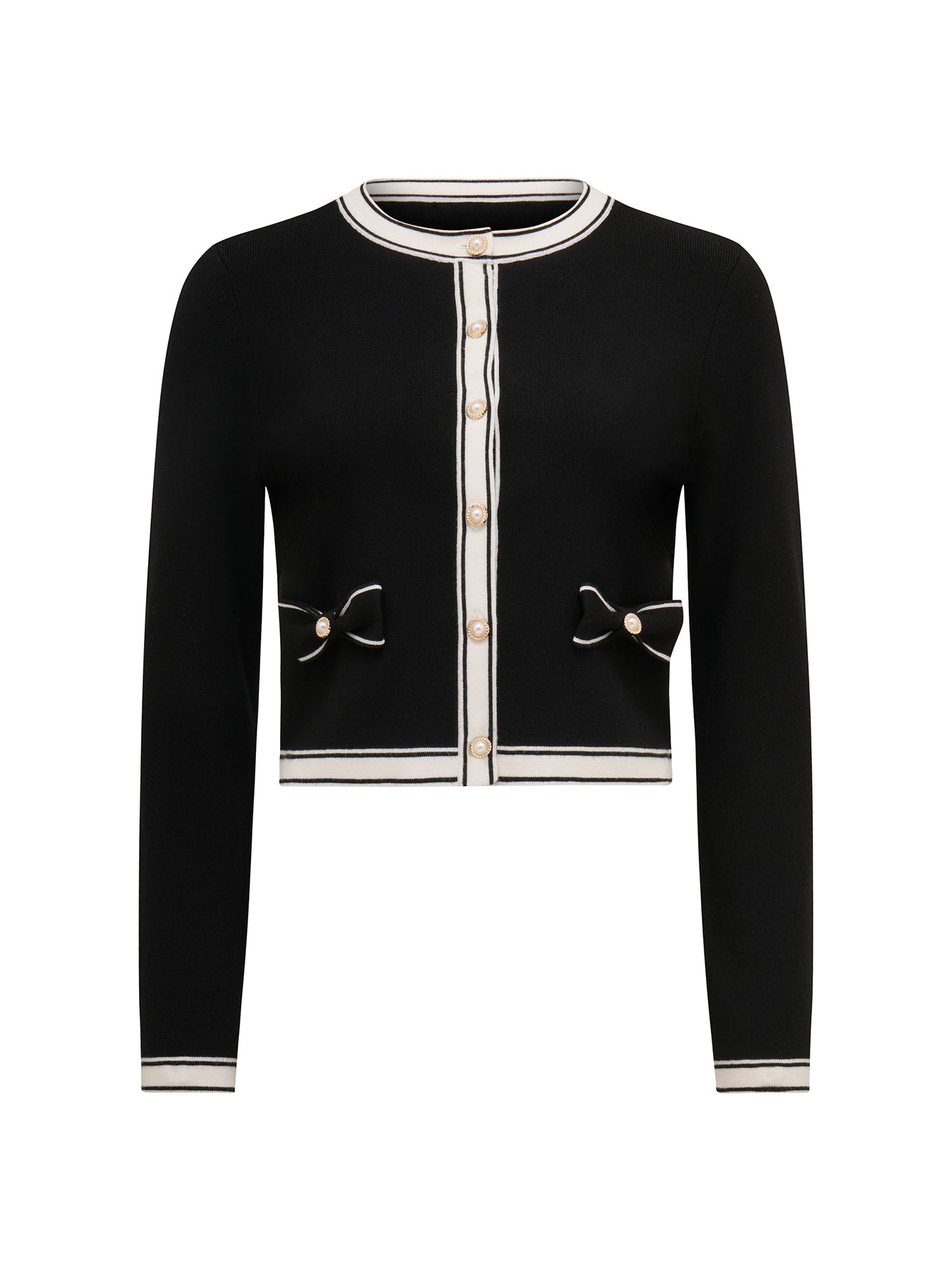 Cece Bow Detail Cardigan