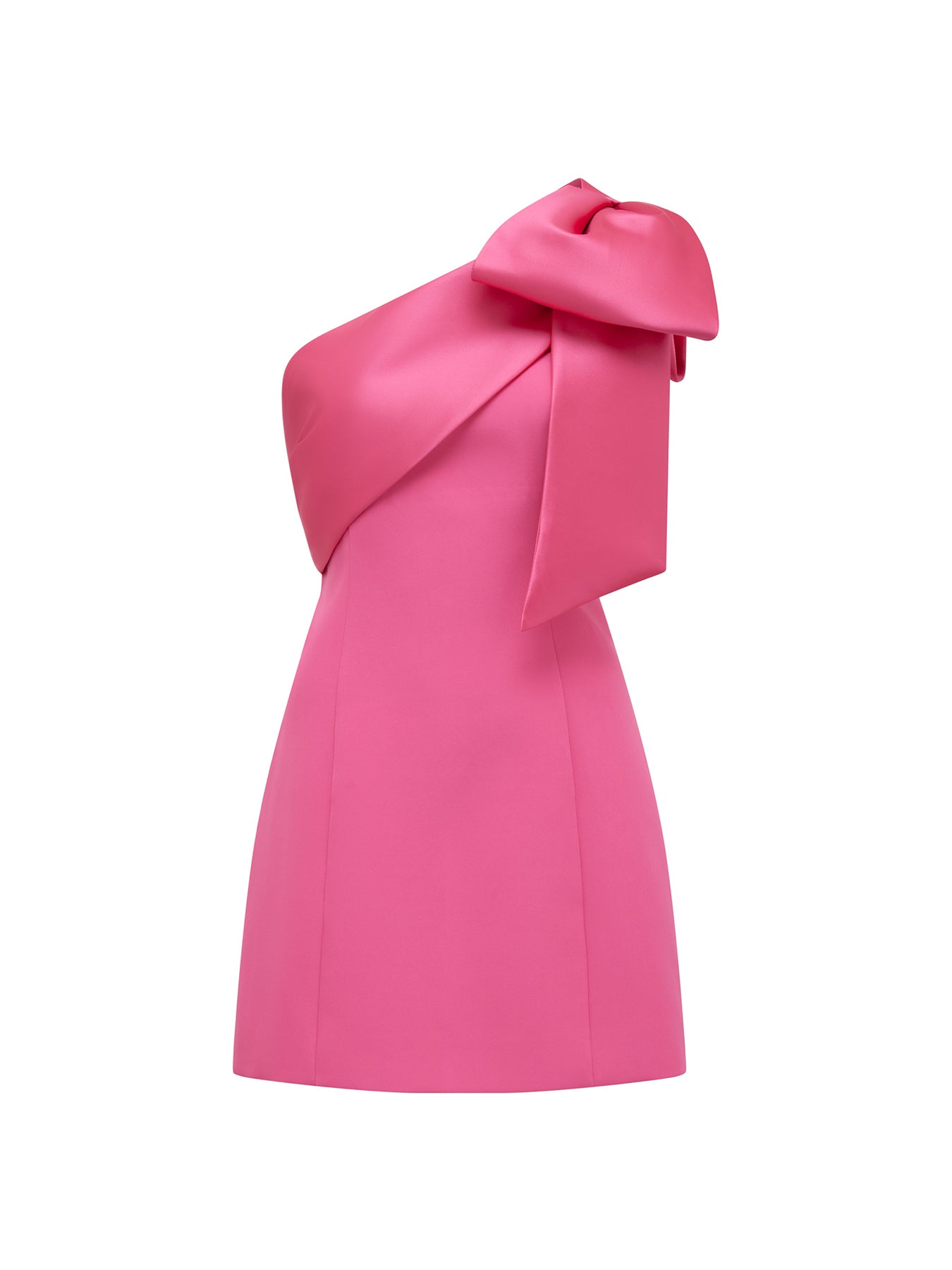 Holly Asymmetrical Bow Mini Dress