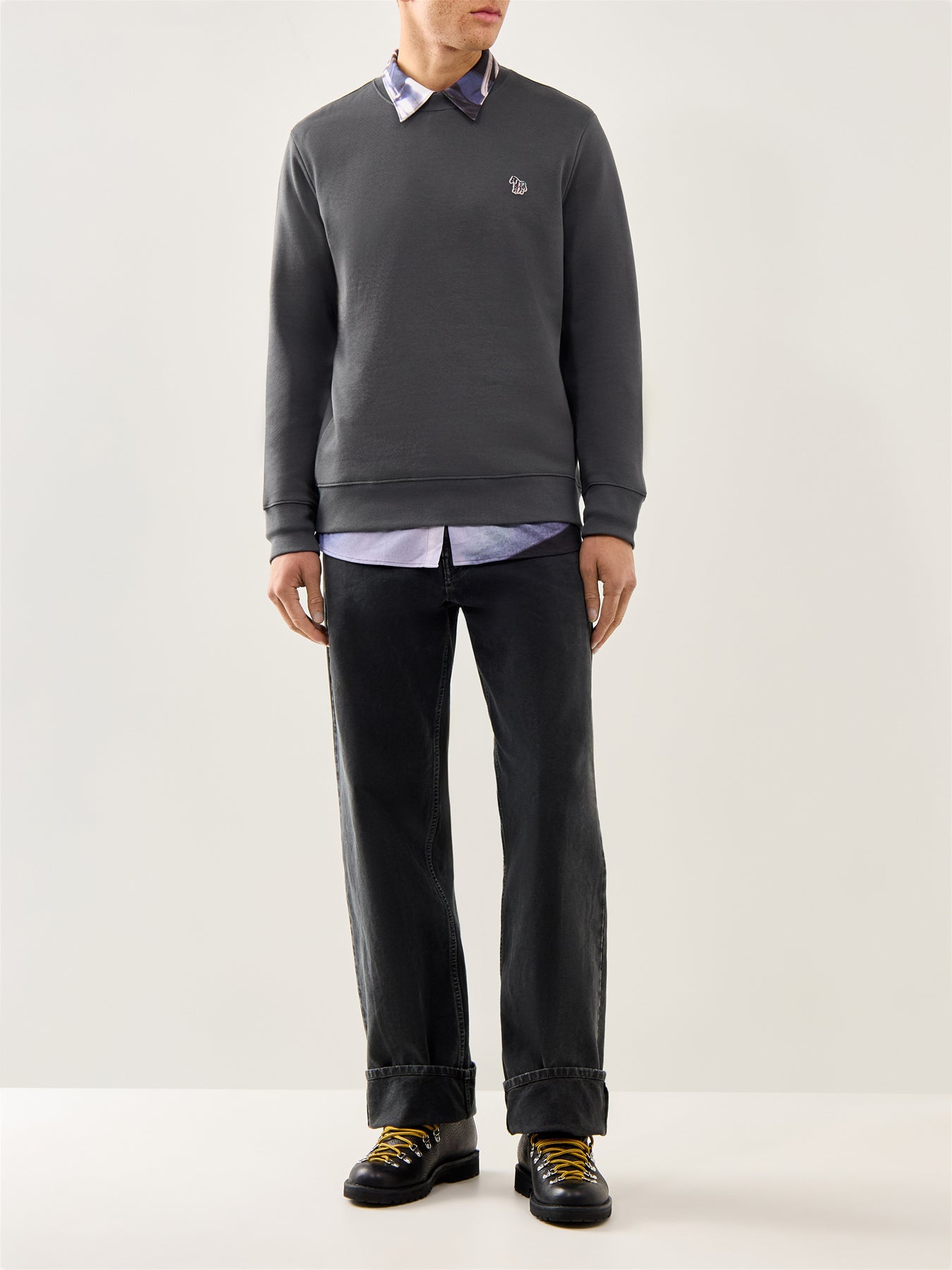 Zebra Logo Sweatshirt Grey