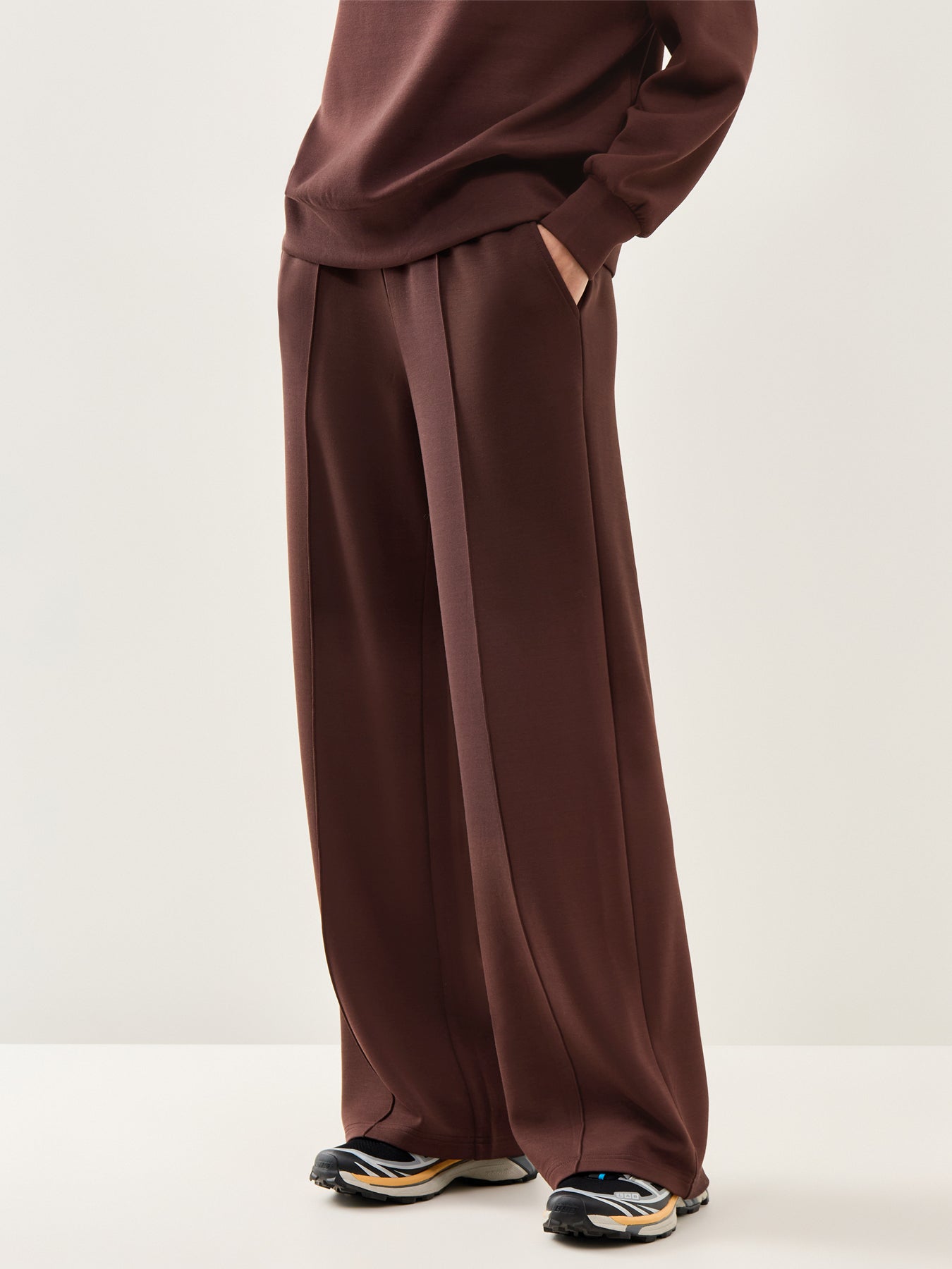 The Wide Leg Pant 30 Coffee Bean