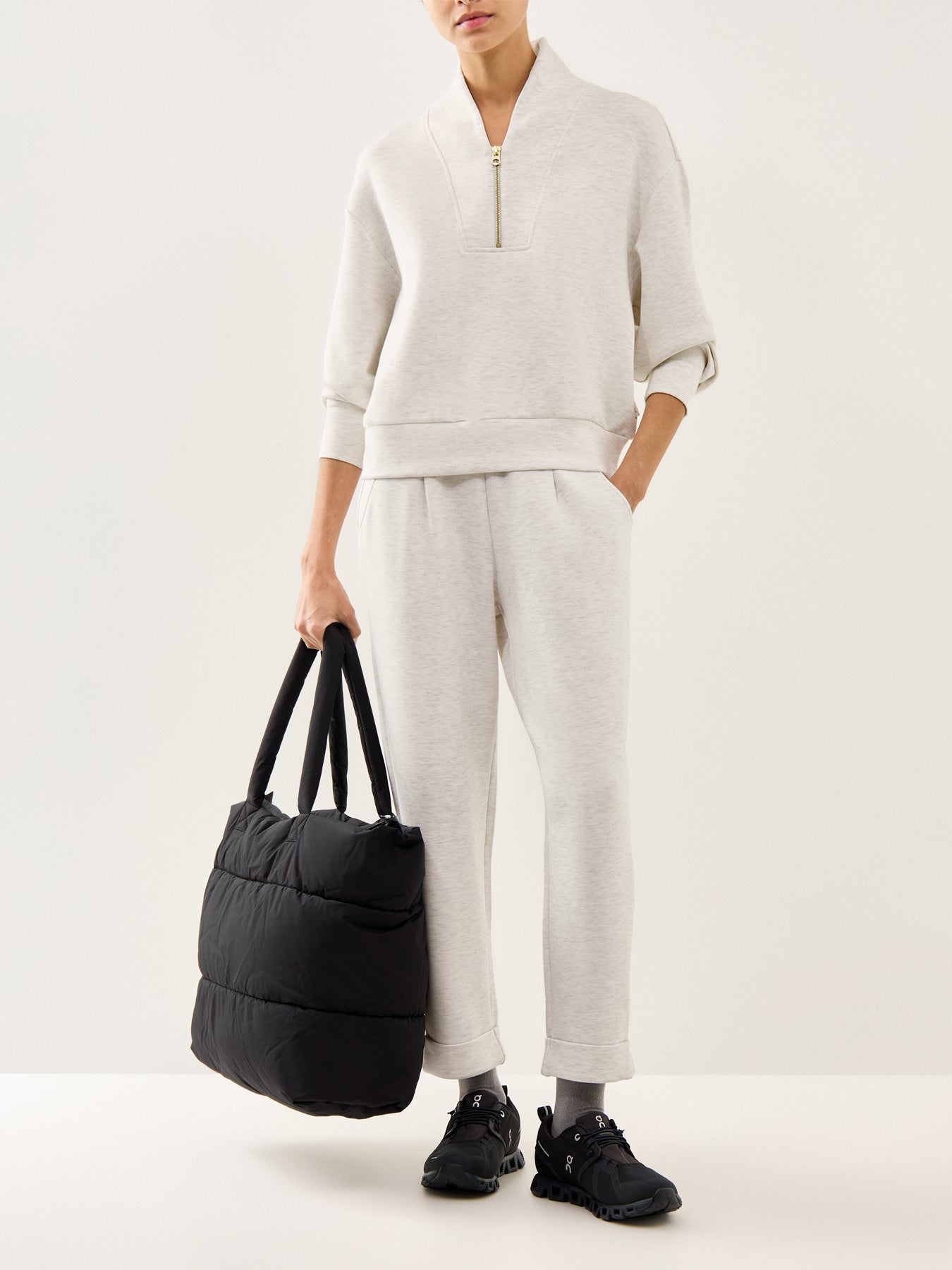 Davidson Sweat Ivory Marl