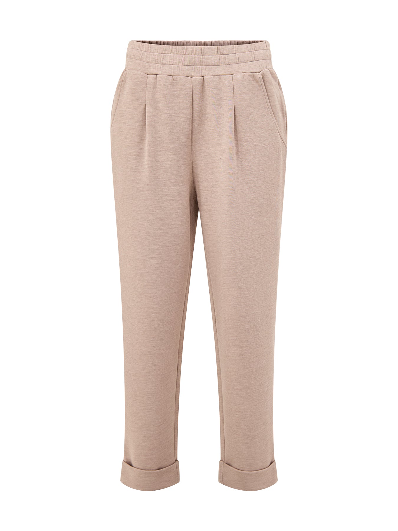 The Rolled Cuff Pant 25 Taupe Marl