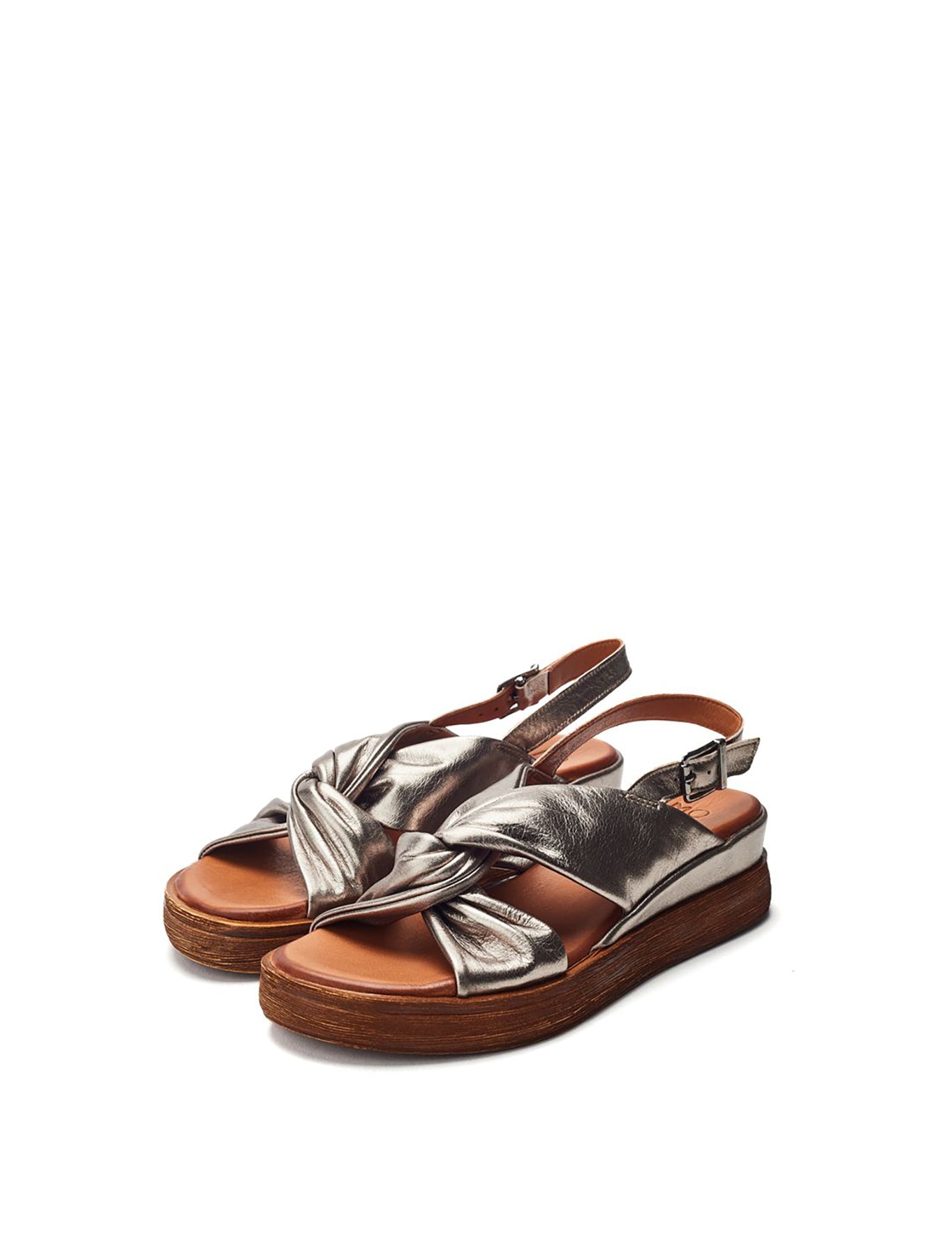 Kalmia Leather Wedges Multi